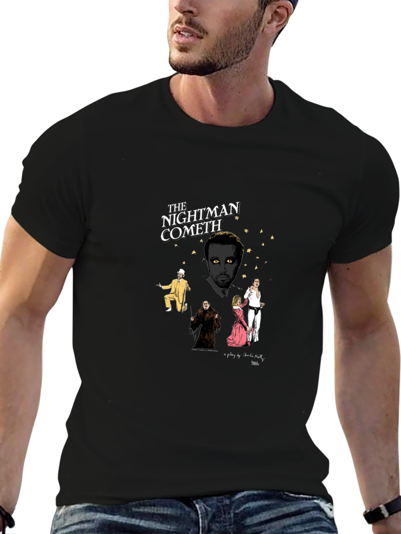The Nightman Cometh Black T-Shirt