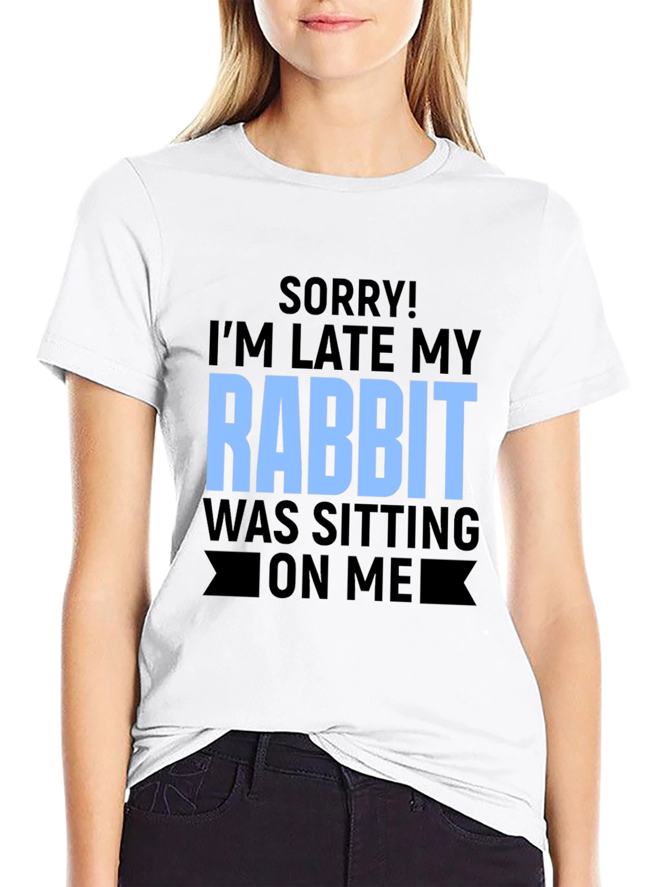 Funny Rabbit Sitting T-Shirt