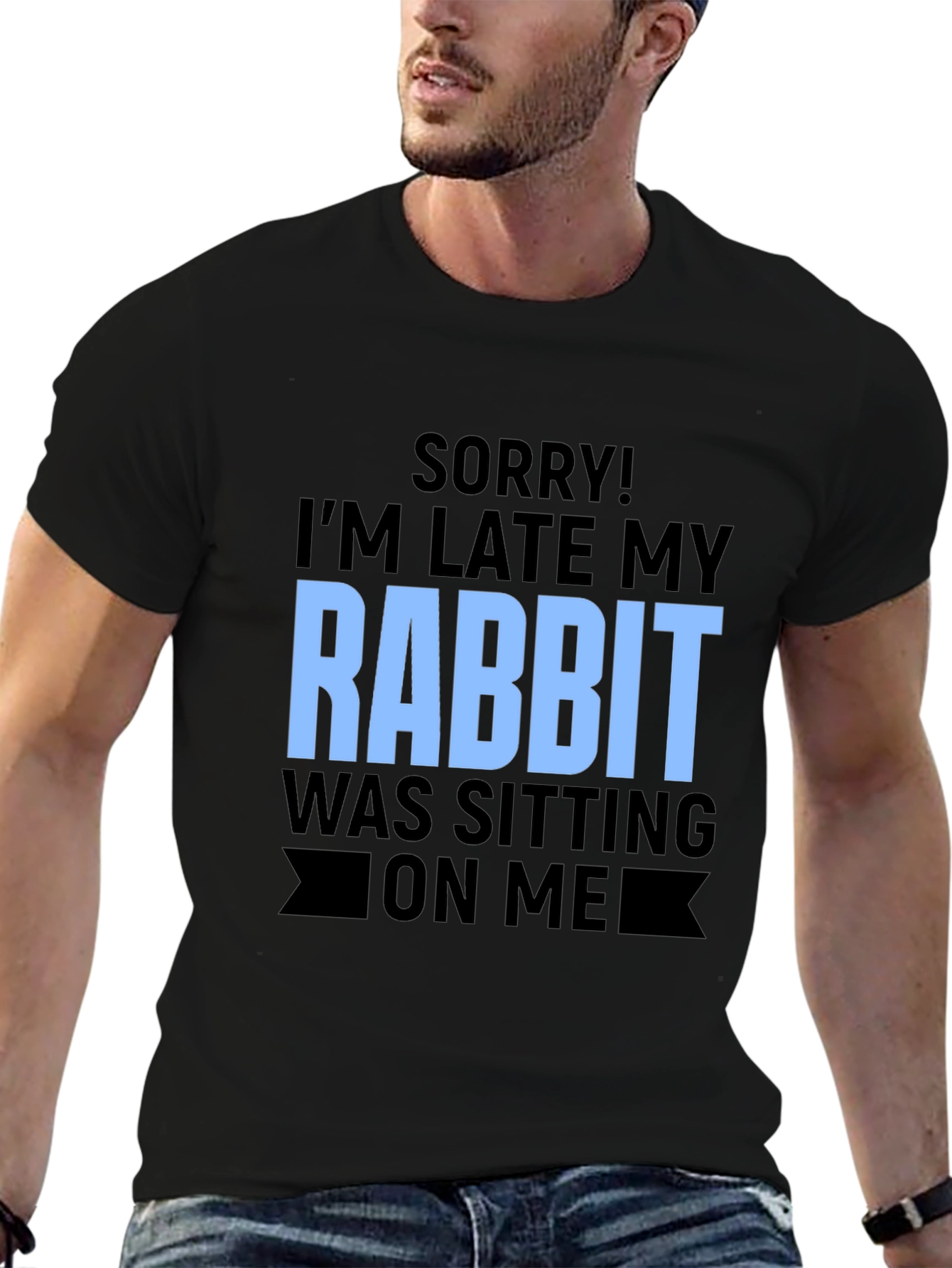 Funny Rabbit Sitting T-Shirt