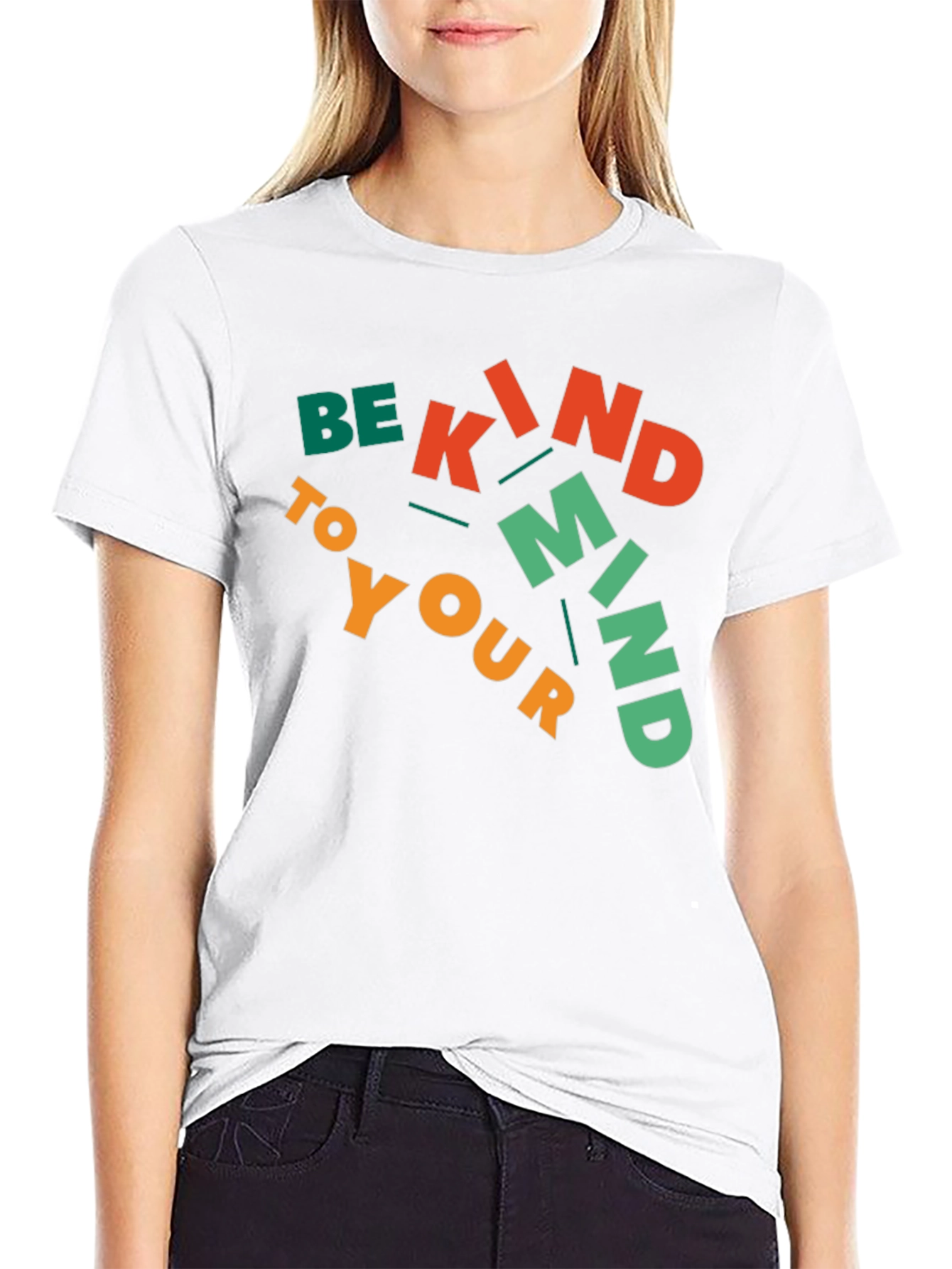 Be Kind To Your Mind Black Graphic Tee