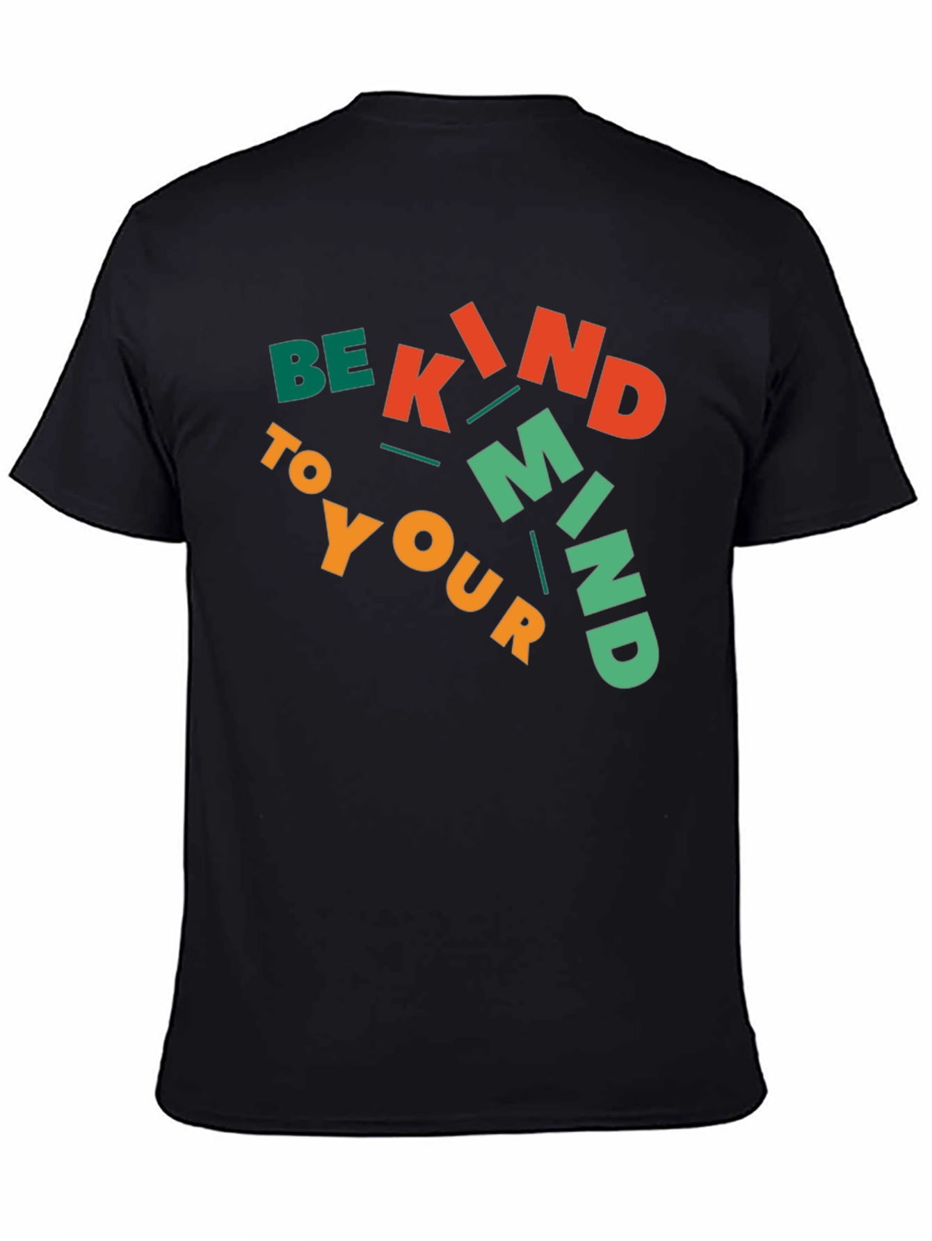 Be Kind To Your Mind Black Graphic Tee
