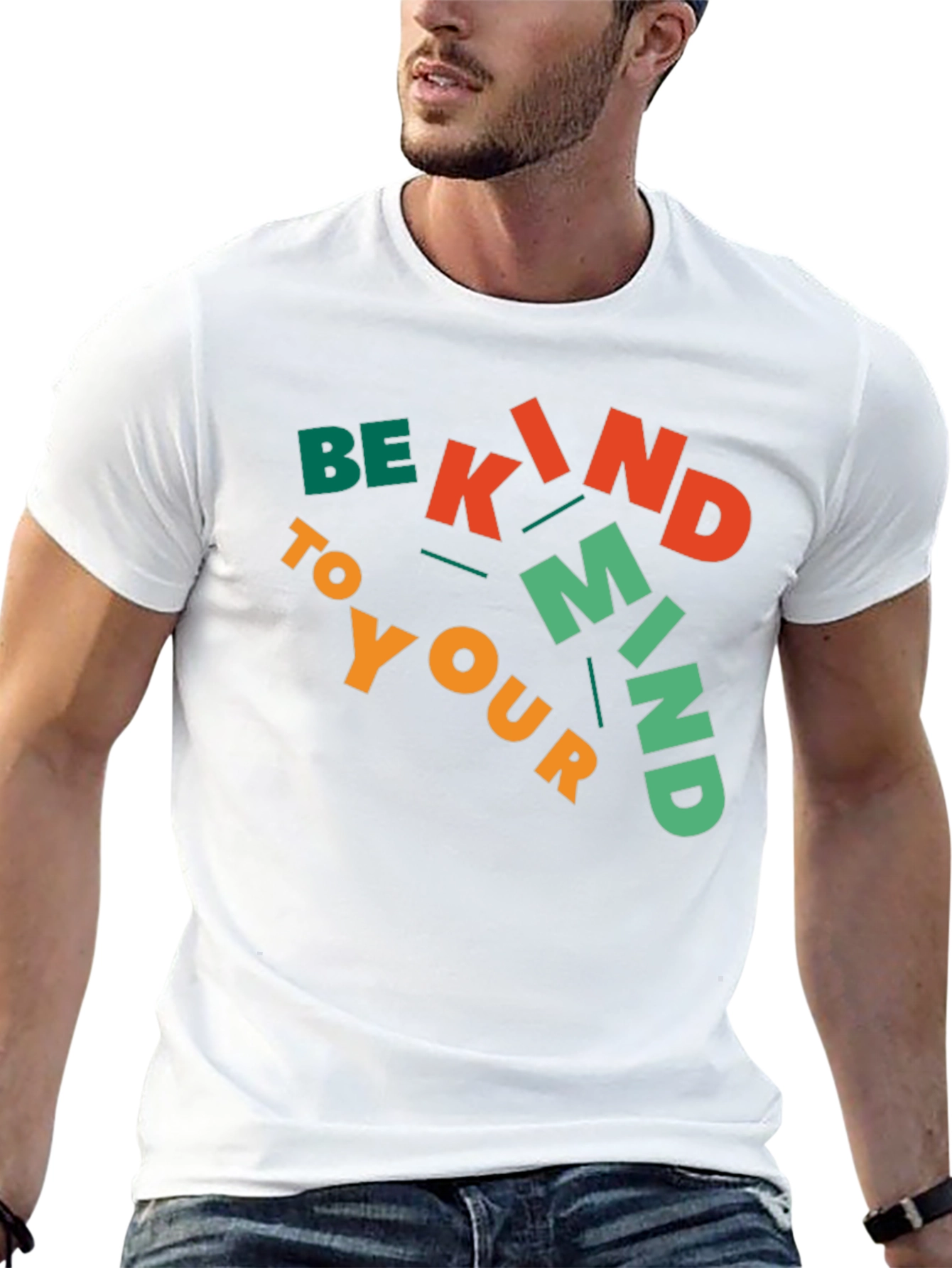 Be Kind To Your Mind Black Graphic Tee