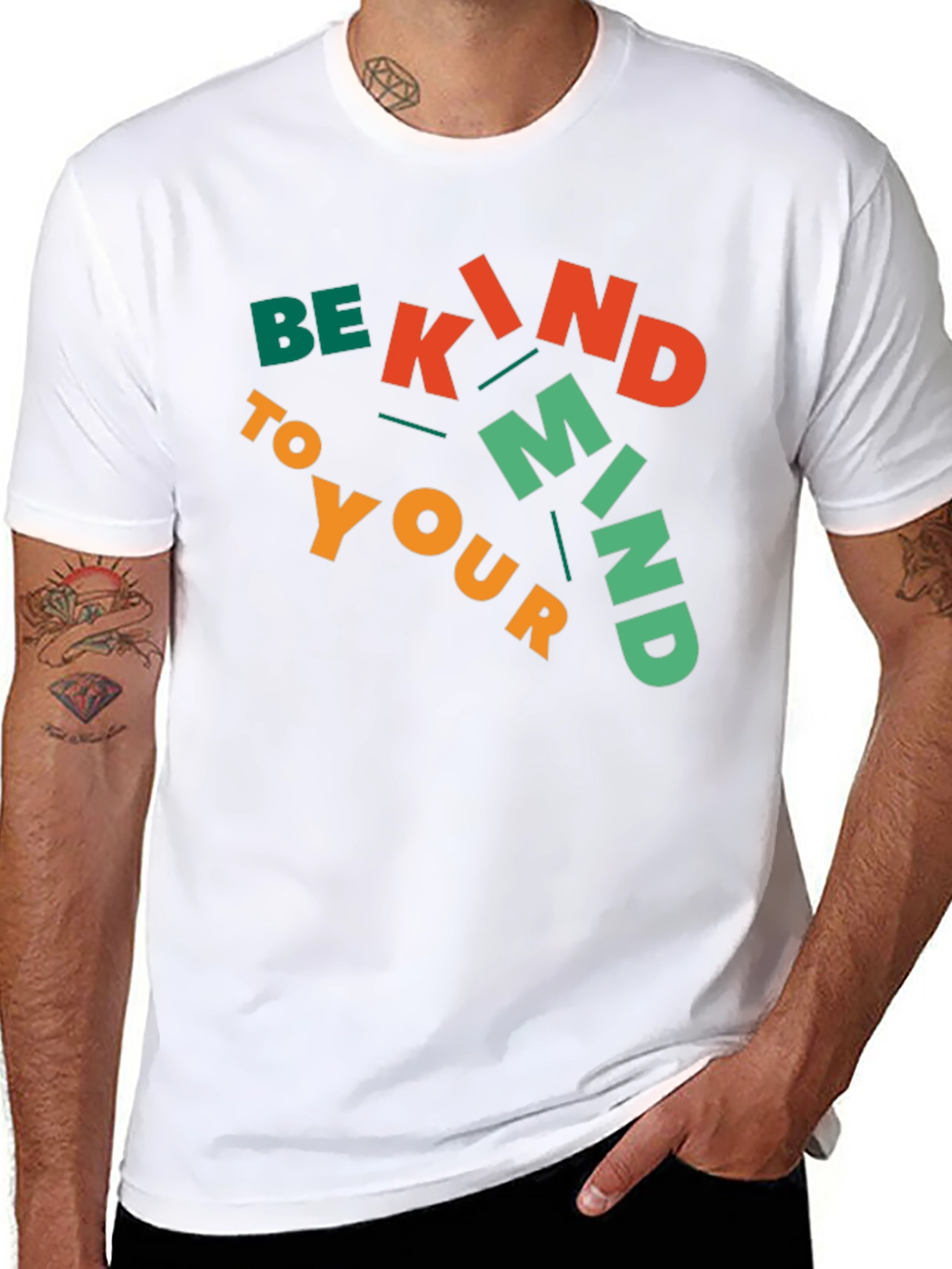 Be Kind To Your Mind Black Graphic Tee