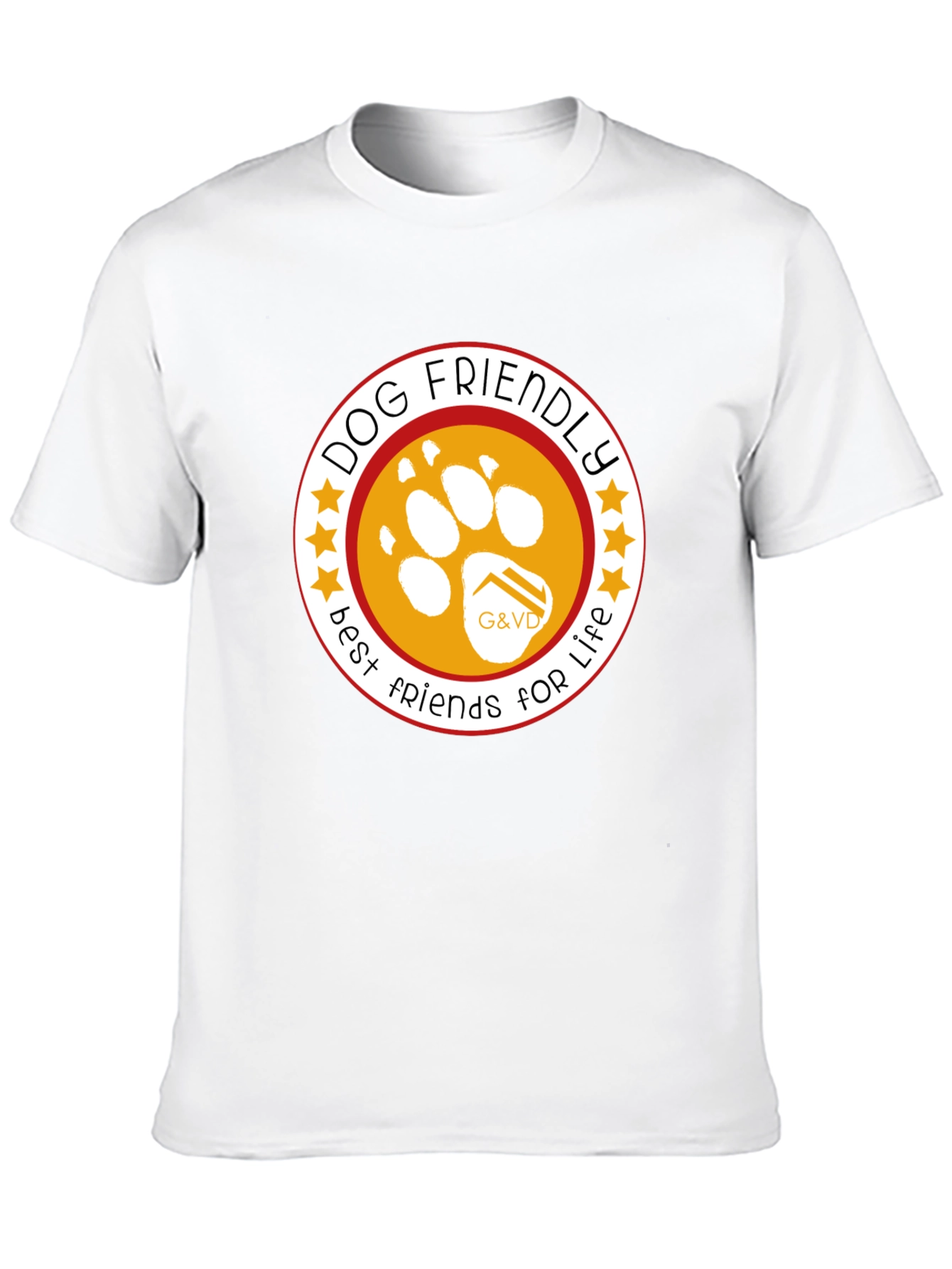 Dog Friendly Best Friends For Life Black T-Shirt