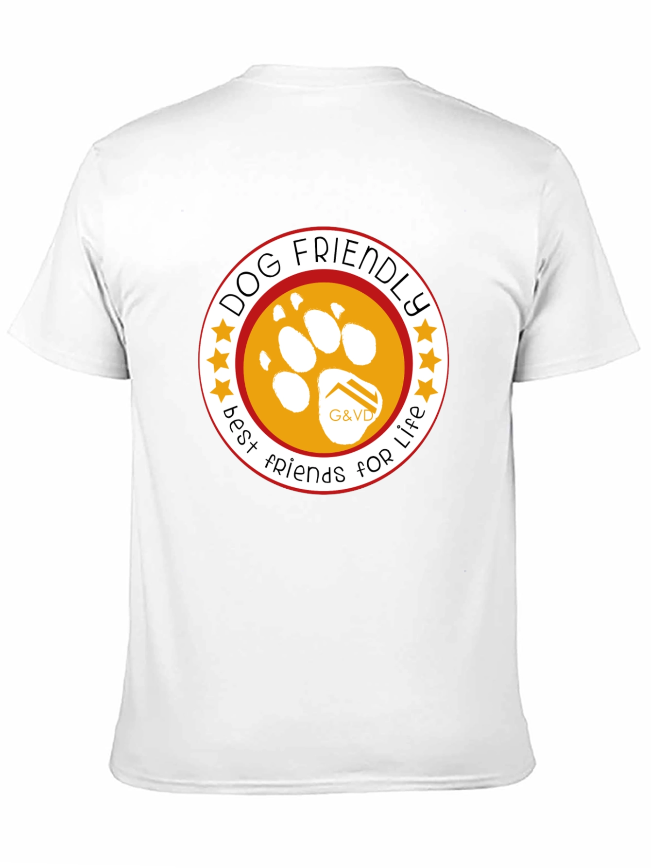 Dog Friendly Best Friends For Life Black T-Shirt
