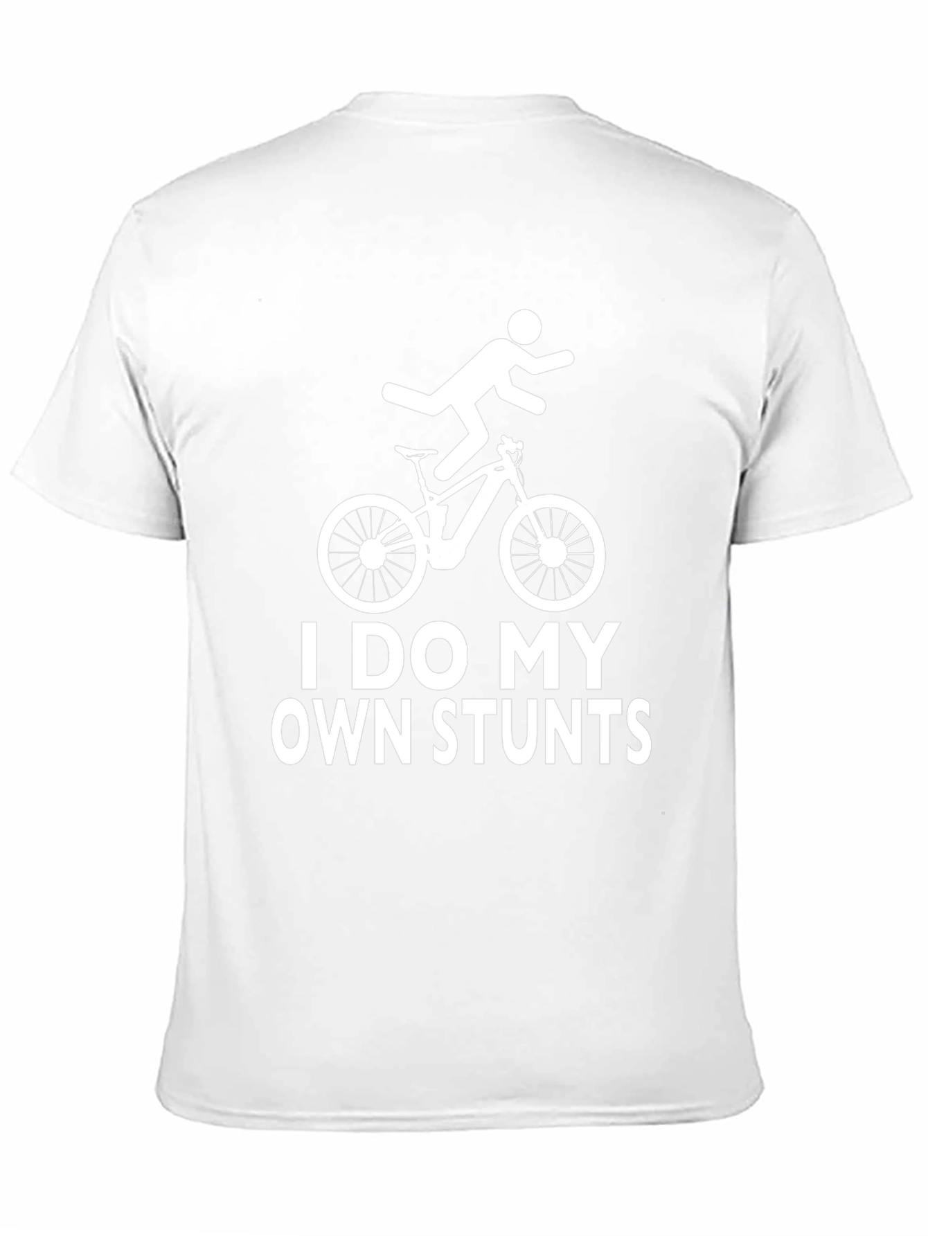 I Do My Own Stunts Funny T-Shirt Mountain Bike