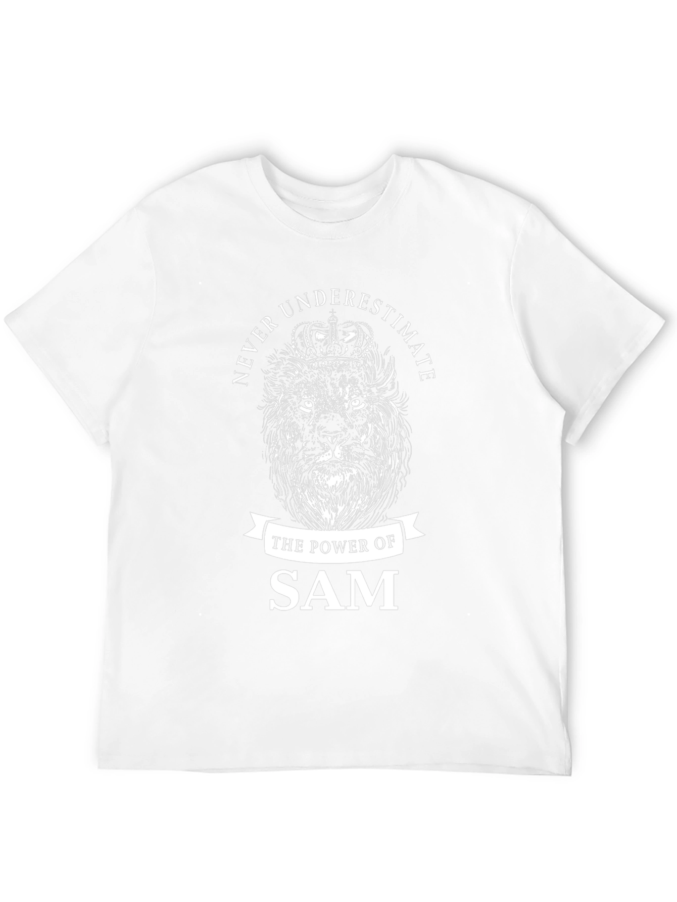 Never Underestimate Sam Lion Graphic Tee