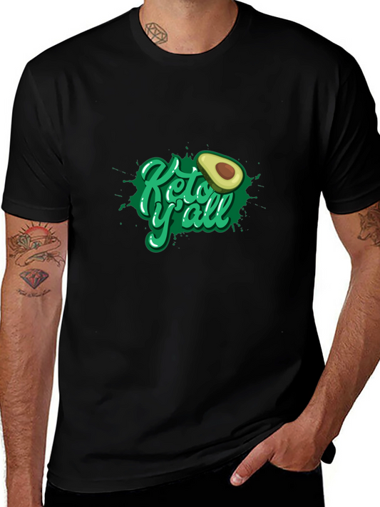 Keto Yall Avocado Graphic T-Shirt