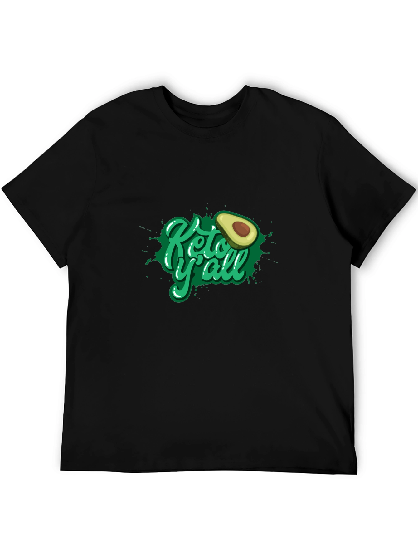 Keto Yall Avocado Graphic T-Shirt