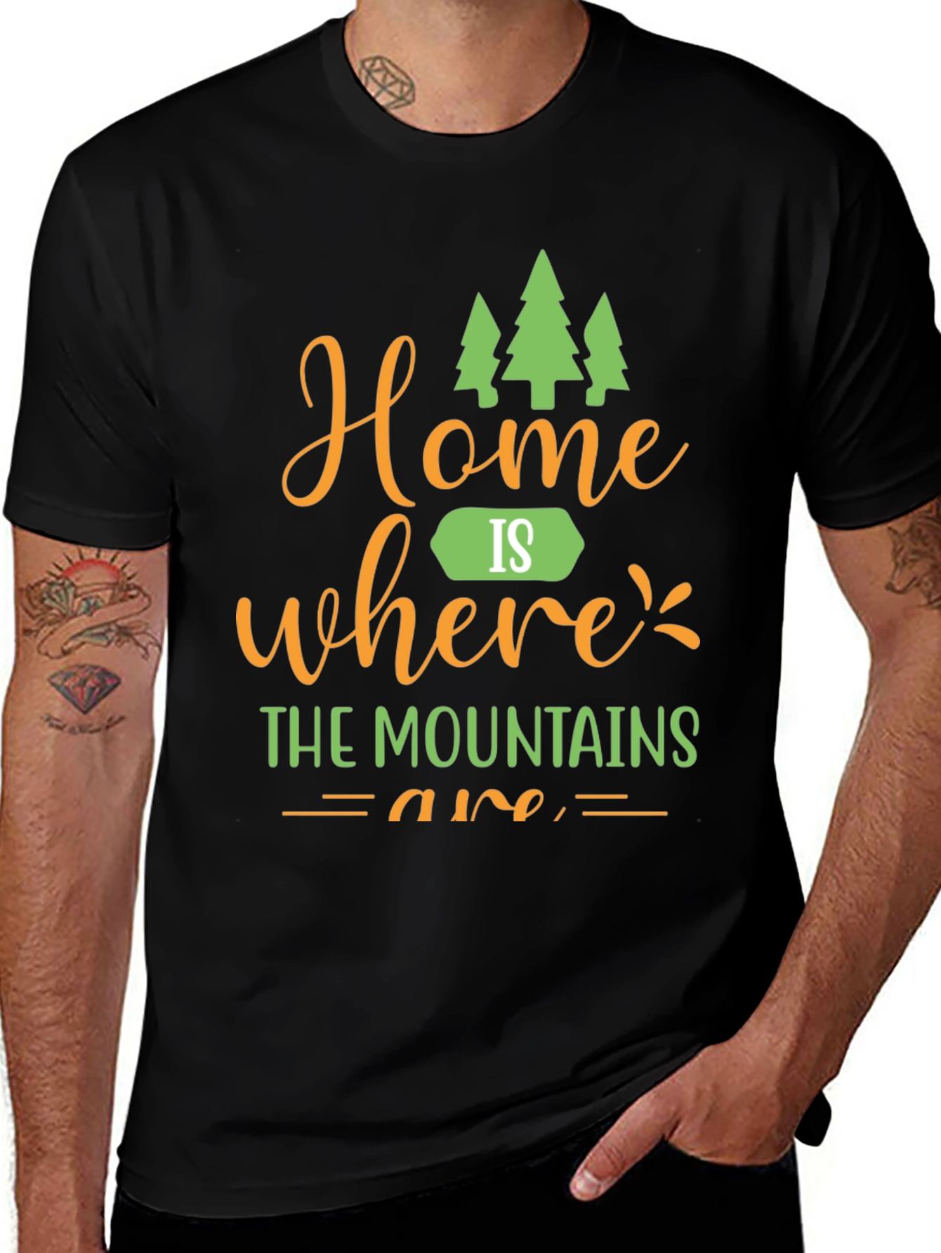 Home is Where Mountains Are Graphic Tee