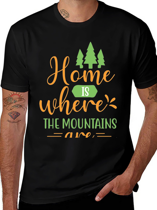 Home is Where Mountains Are Graphic Tee
