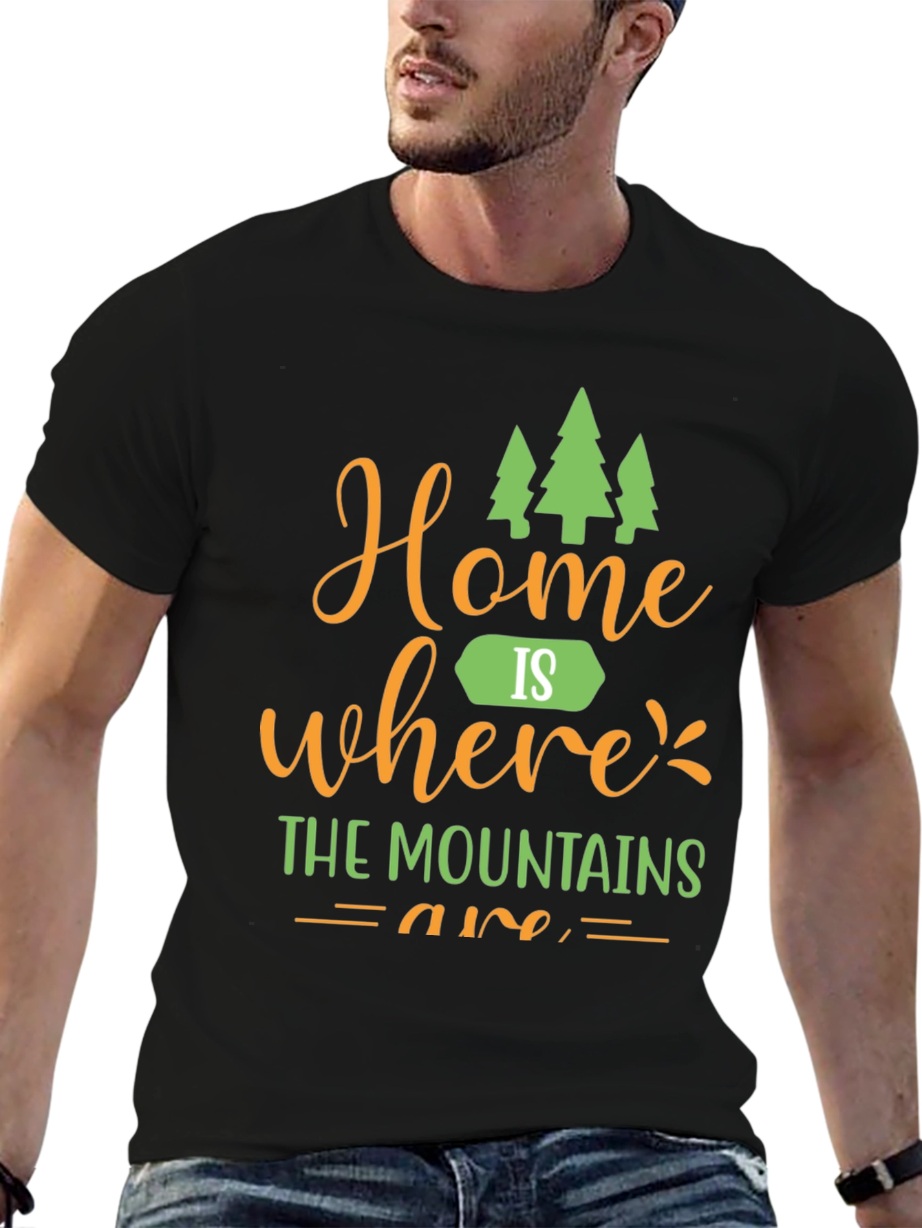 Home is Where Mountains Are Graphic Tee