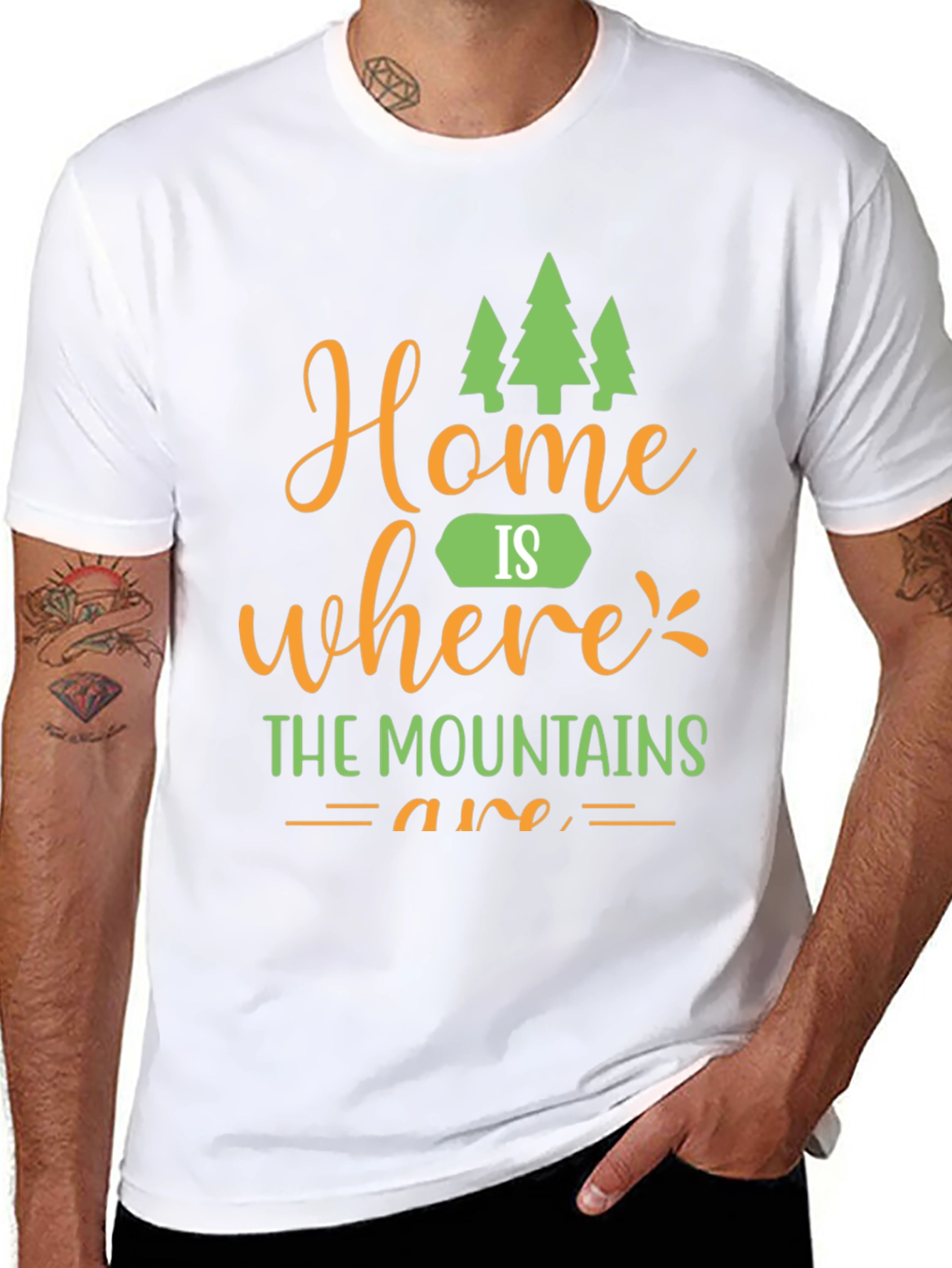 Home is Where Mountains Are Graphic Tee