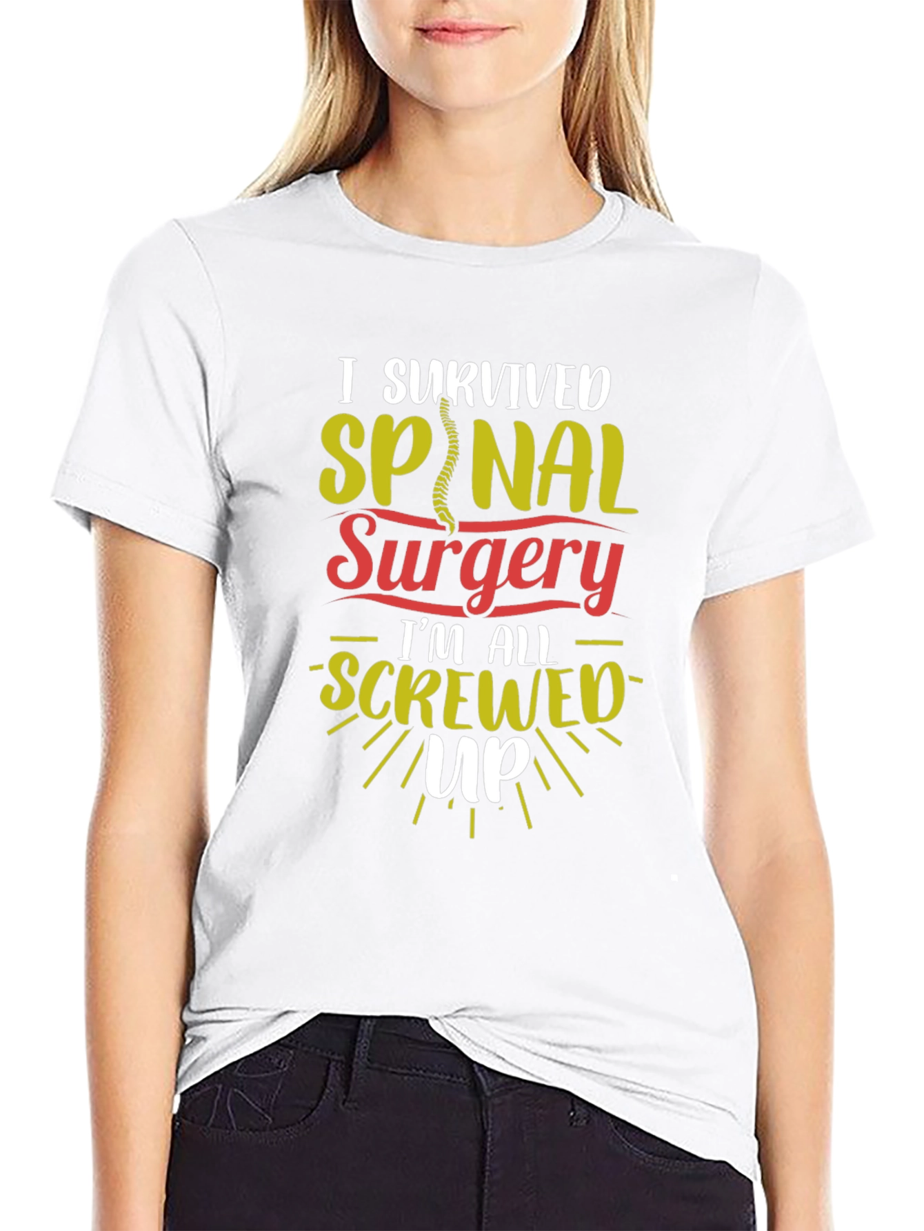 I Survived Spinal Surgery Graphic T-Shirt