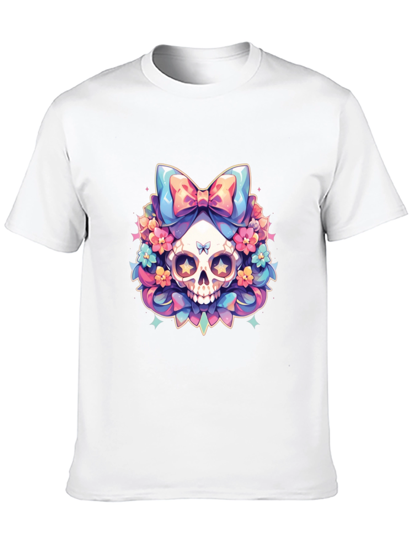 Skull & Flowers Graphic Tee