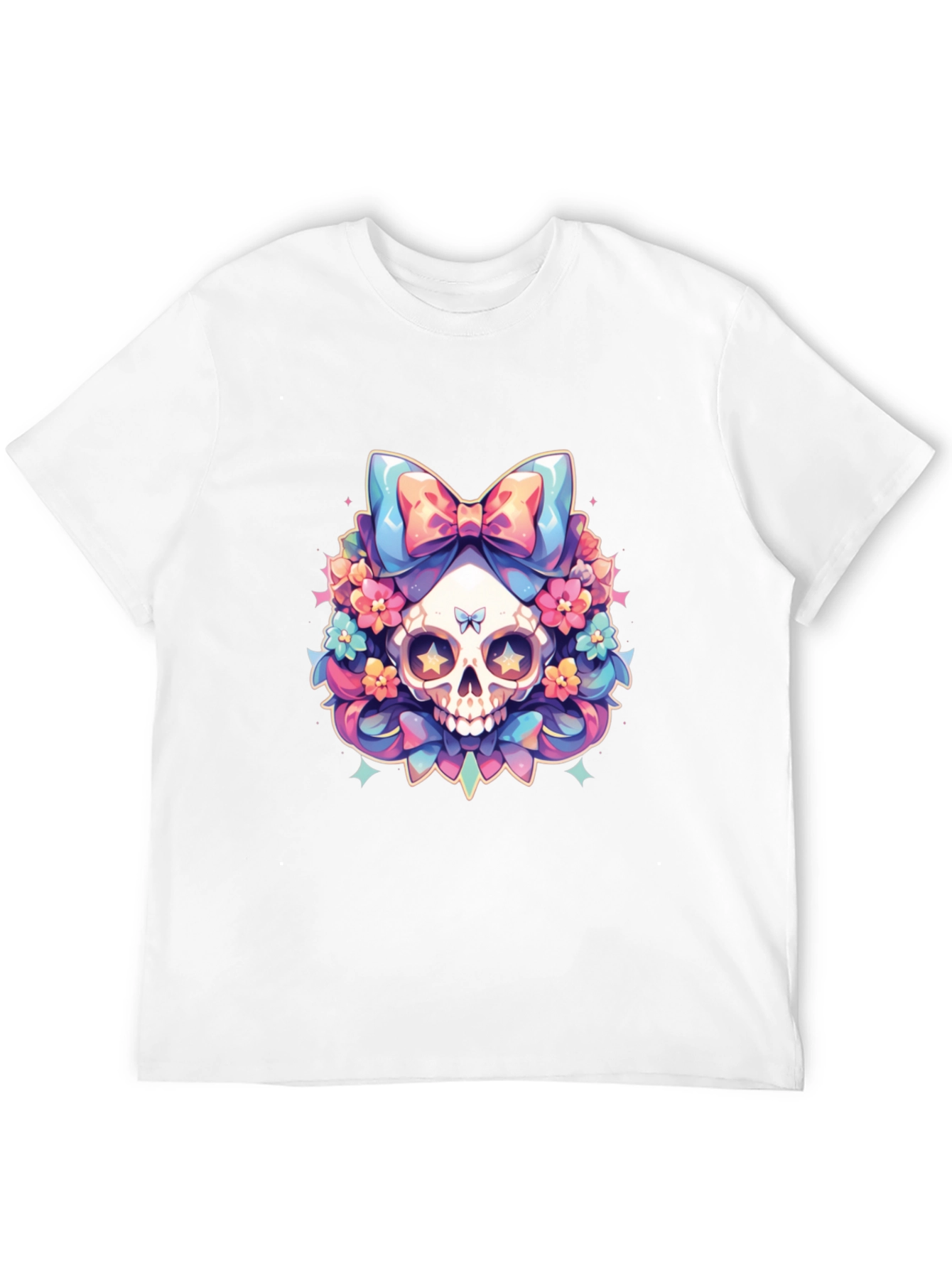 Skull & Flowers Graphic Tee