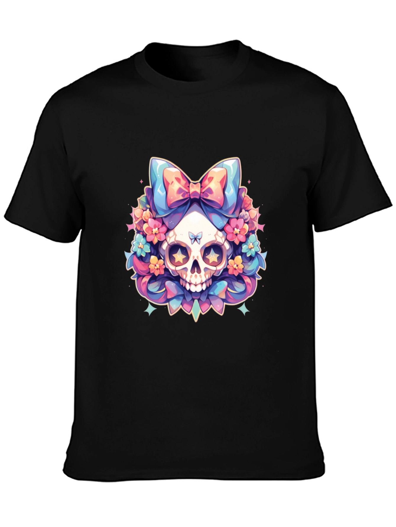 Skull & Flowers Graphic Tee