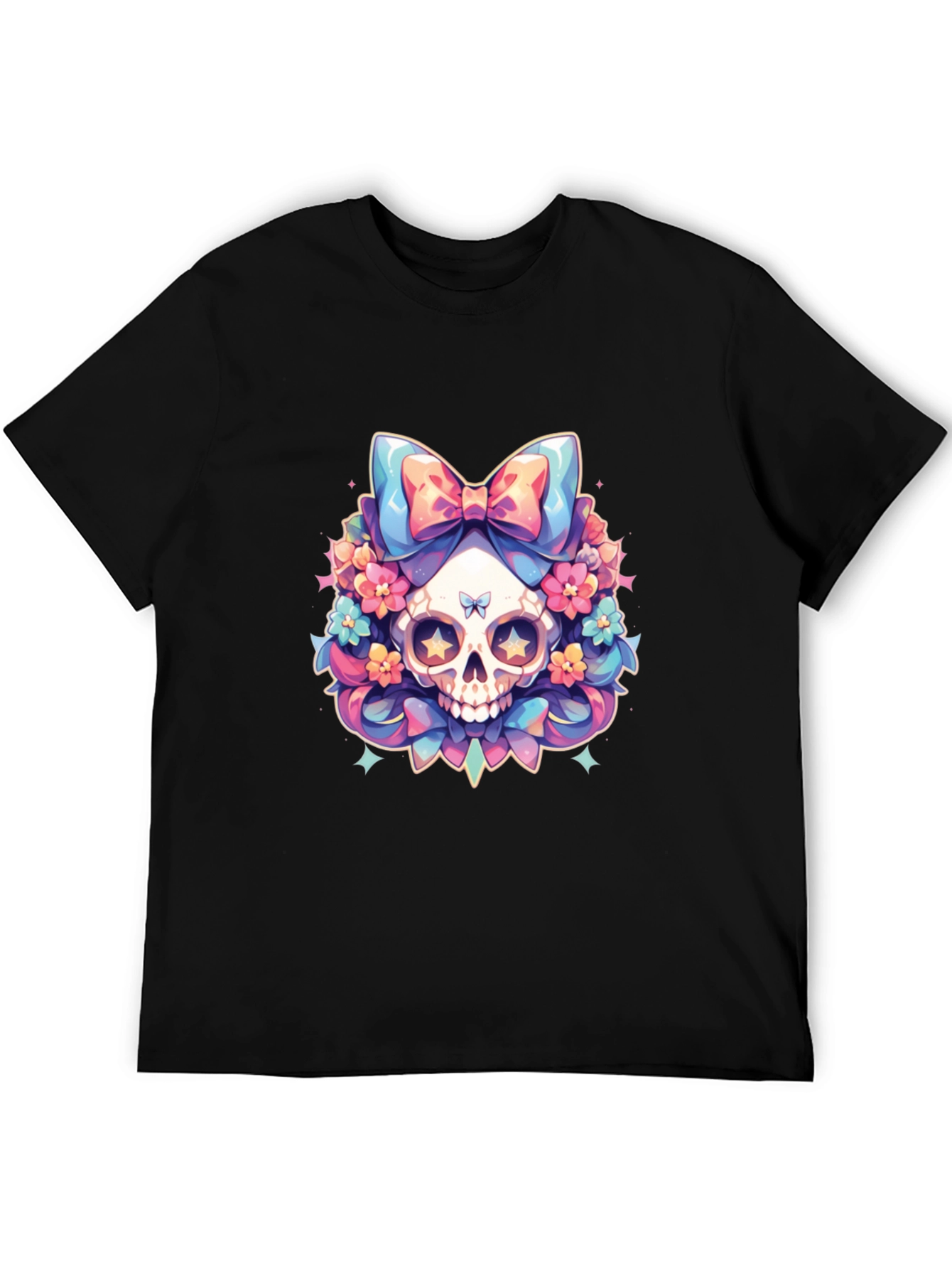 Skull & Flowers Graphic Tee