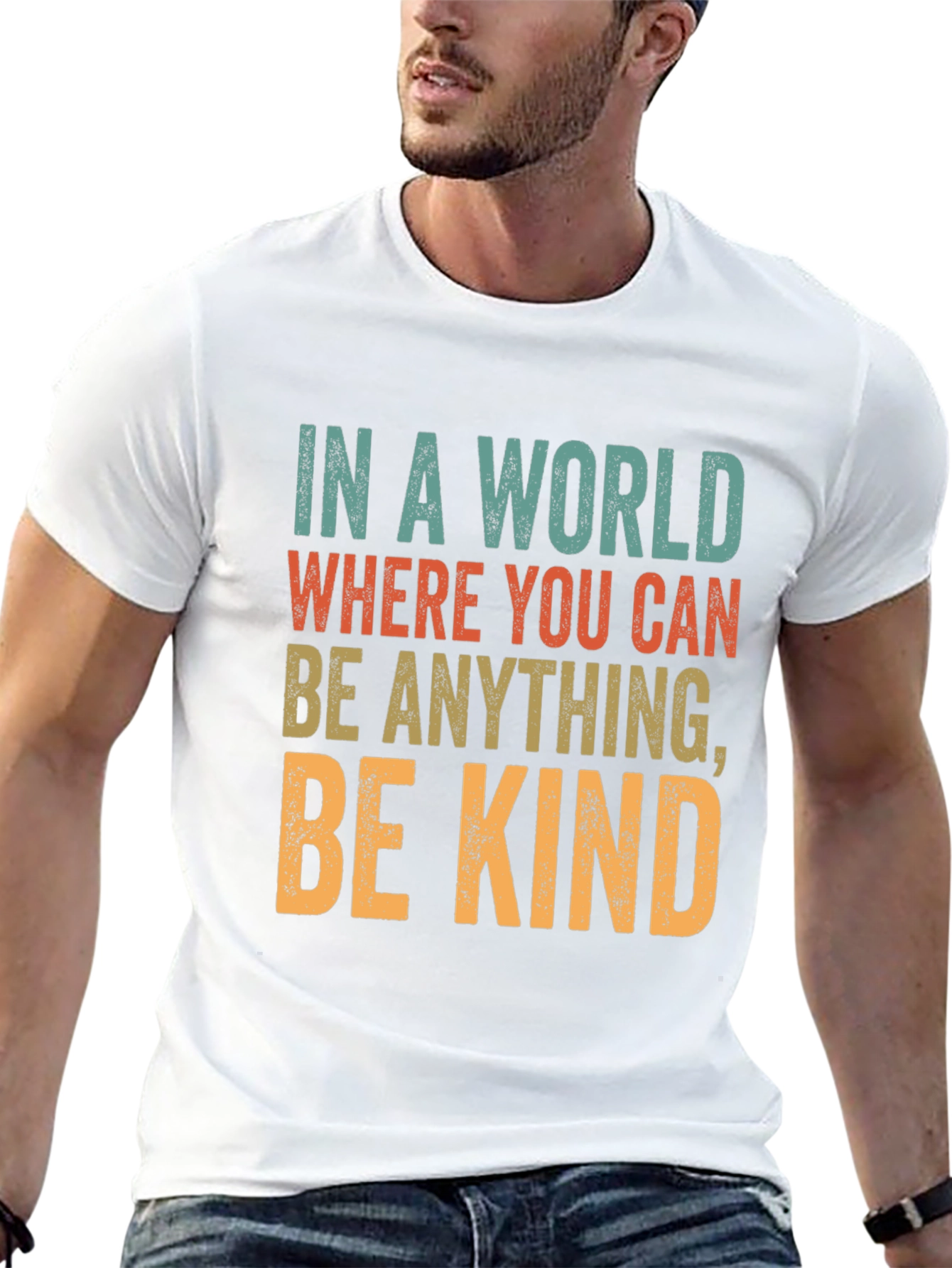 Be Kind Graphic Tee - Inspirational Message T-Shirt
