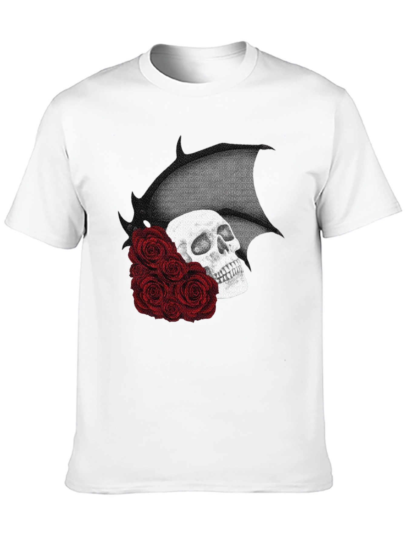Skull & Roses Graphic T-Shirt