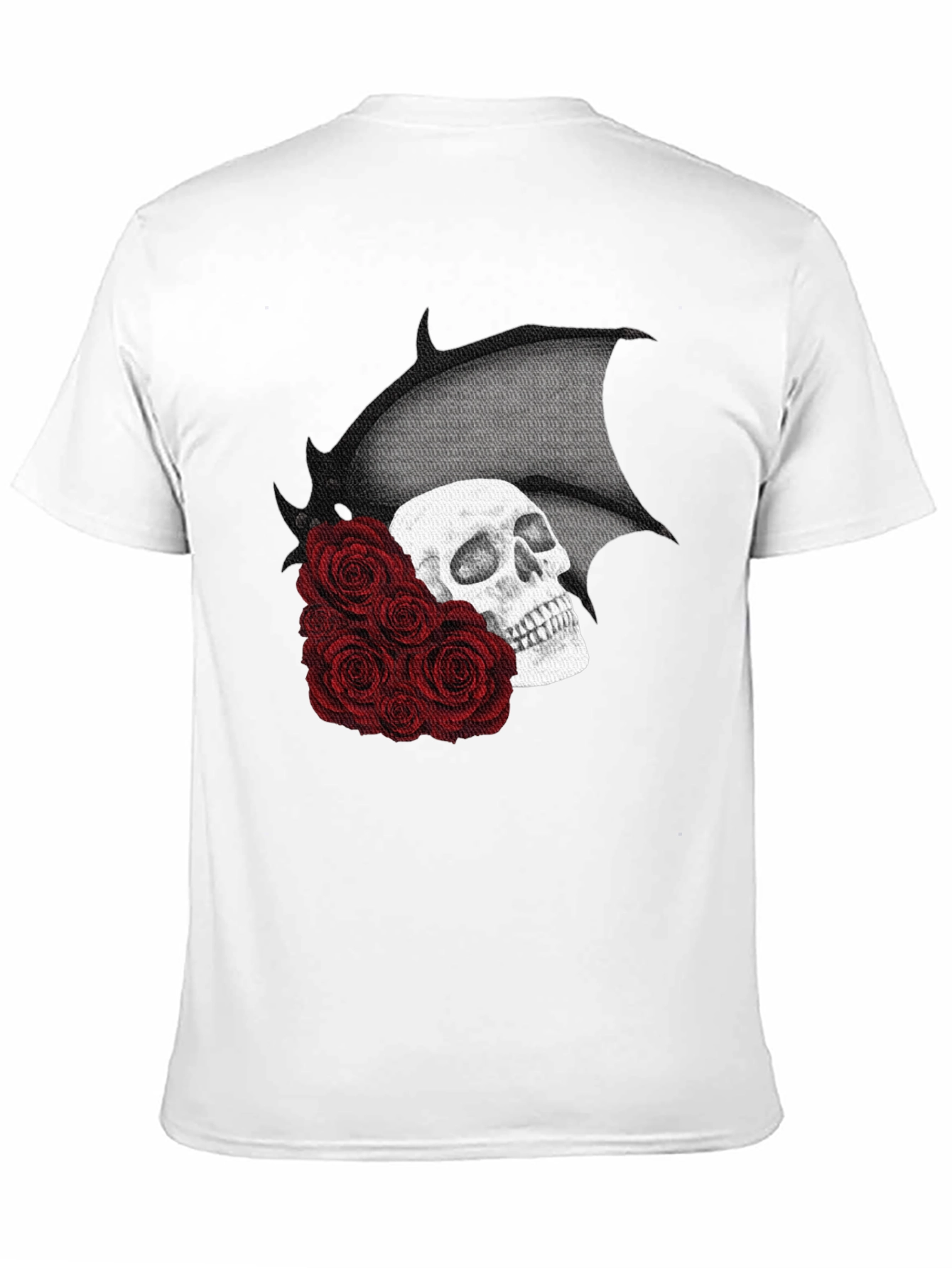 Skull & Roses Graphic T-Shirt