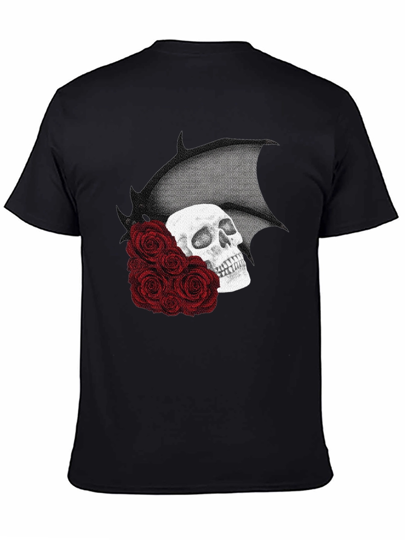 Skull & Roses Graphic T-Shirt