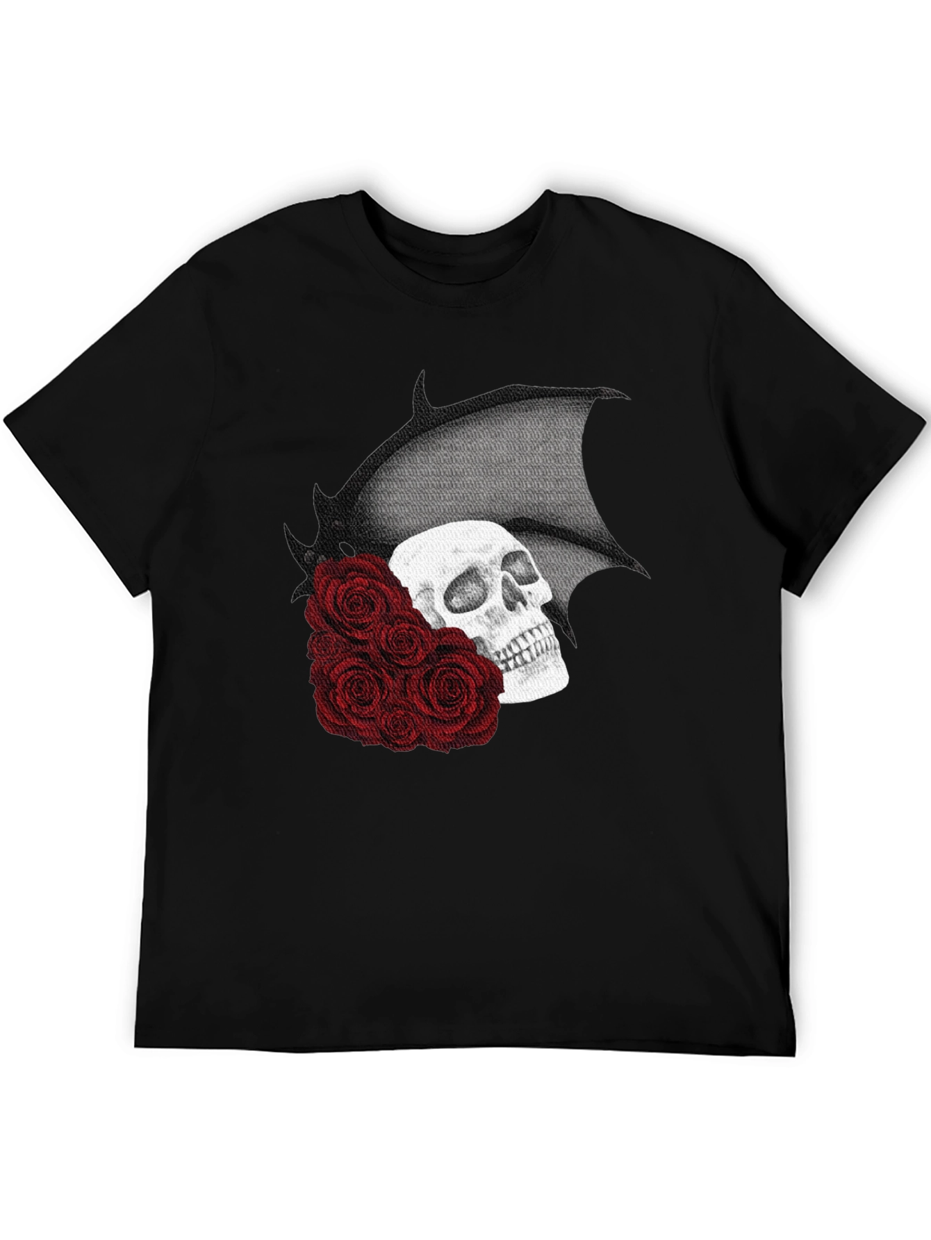 Skull & Roses Graphic T-Shirt