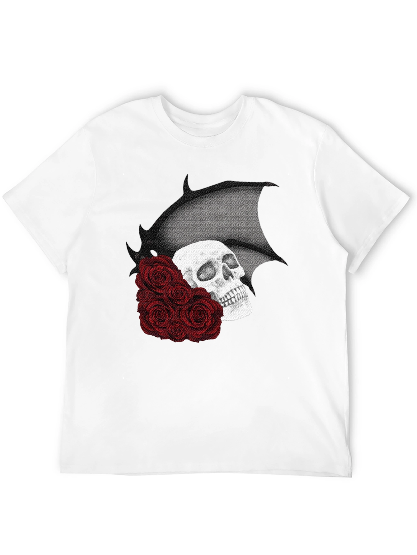 Skull & Roses Graphic T-Shirt