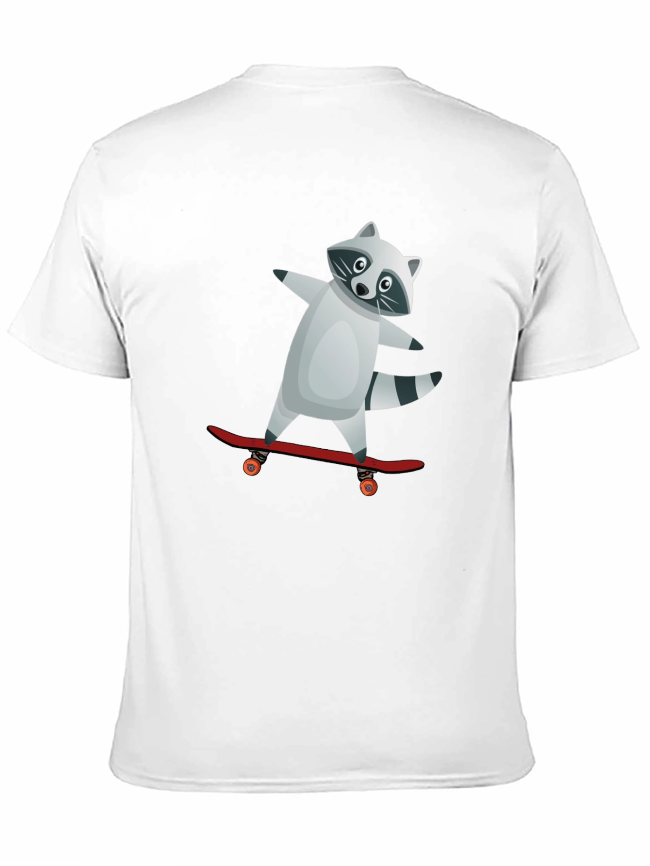 Raccoon Skateboarder Graphic Tee