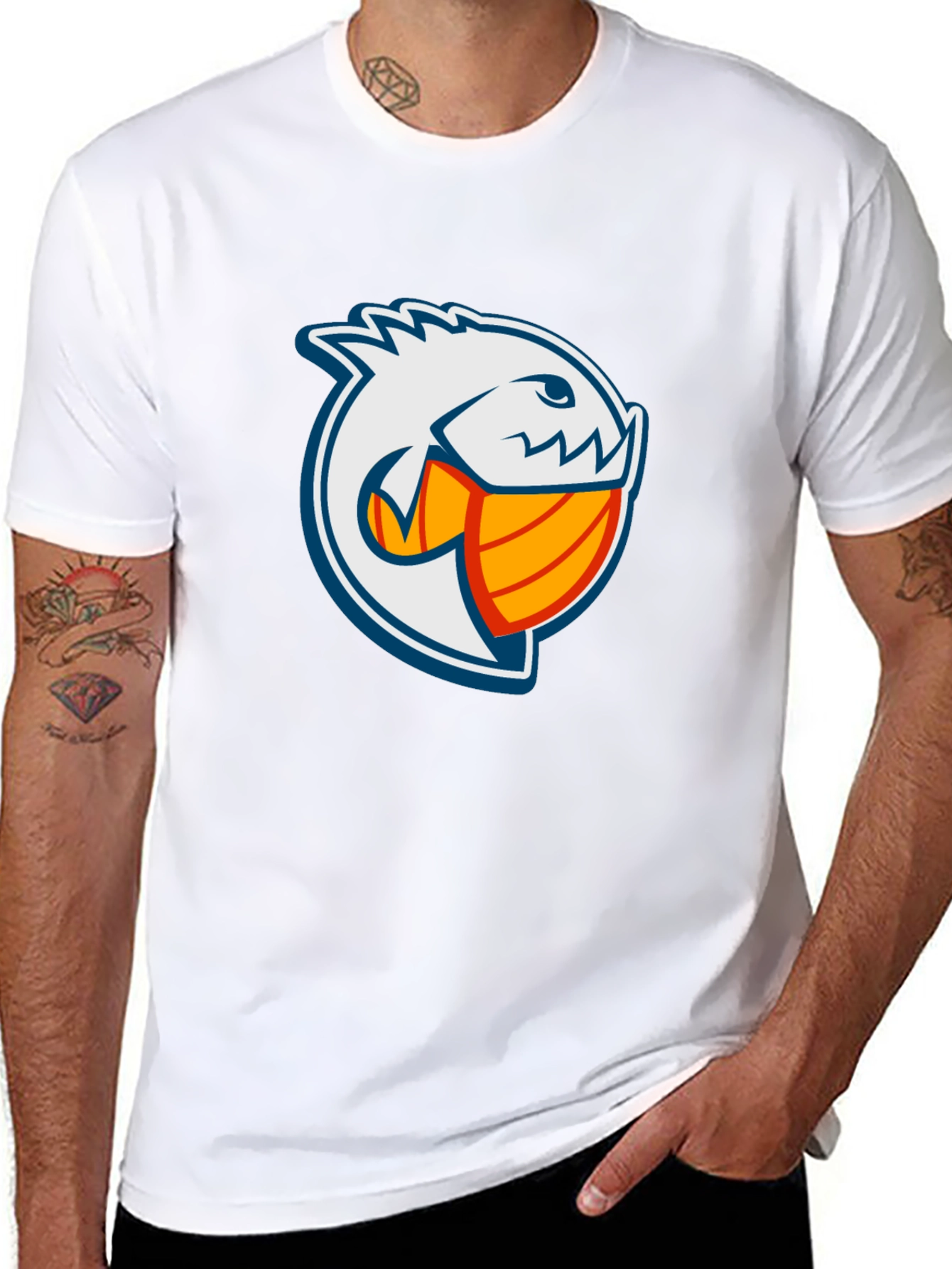 Cool Piranha Basketball T-Shirt