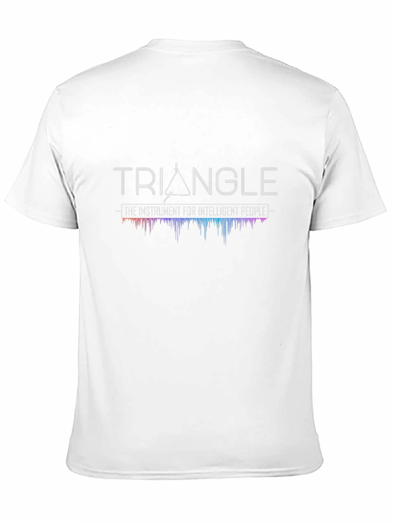 Triangle Instrument Graphic Tee - Intelligent Music Lover Shirt