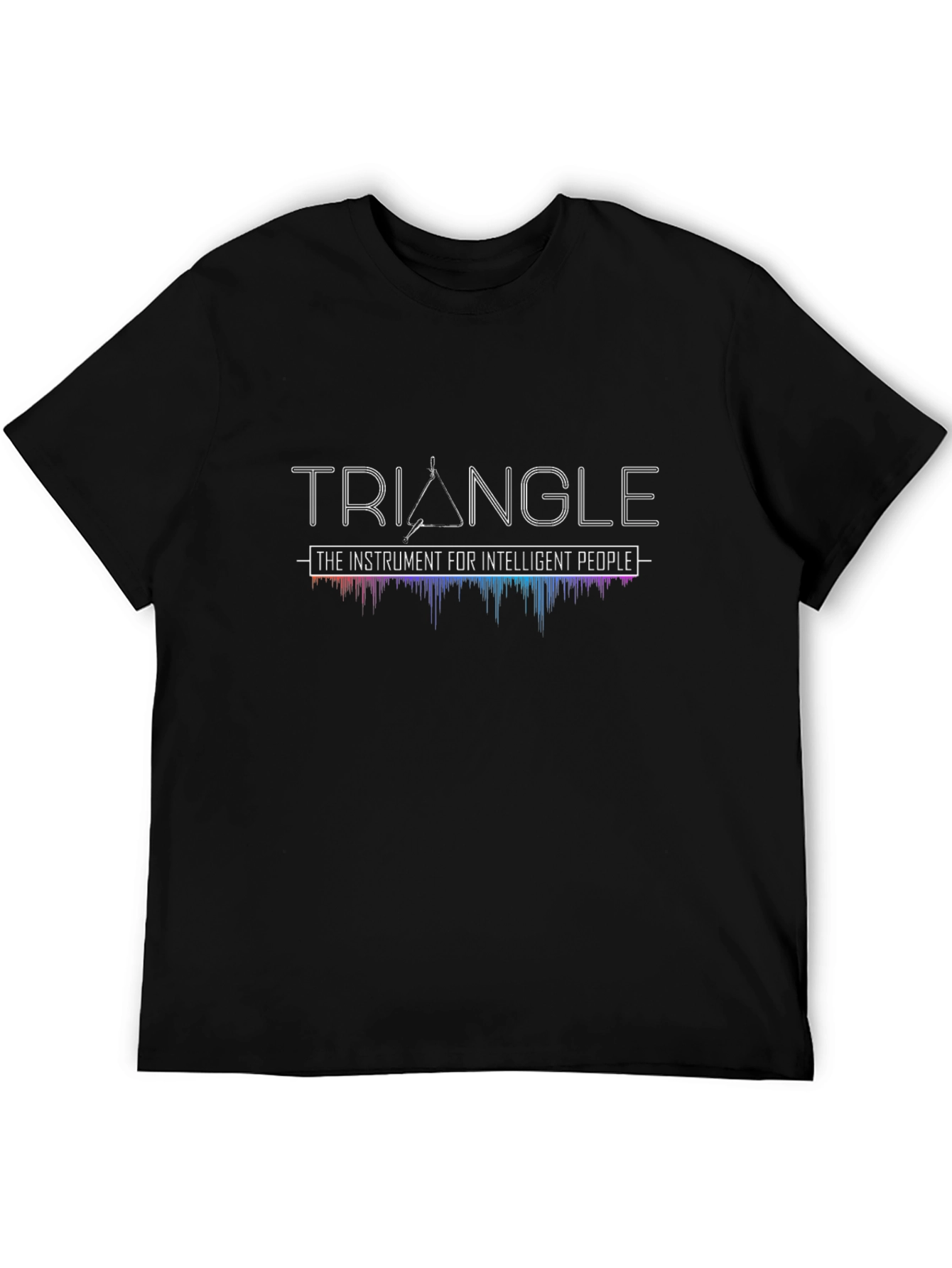 Triangle Instrument Graphic Tee - Intelligent Music Lover Shirt