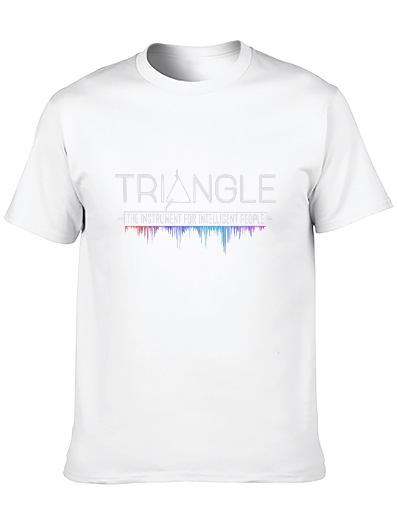 Triangle Instrument Graphic Tee - Intelligent Music Lover Shirt