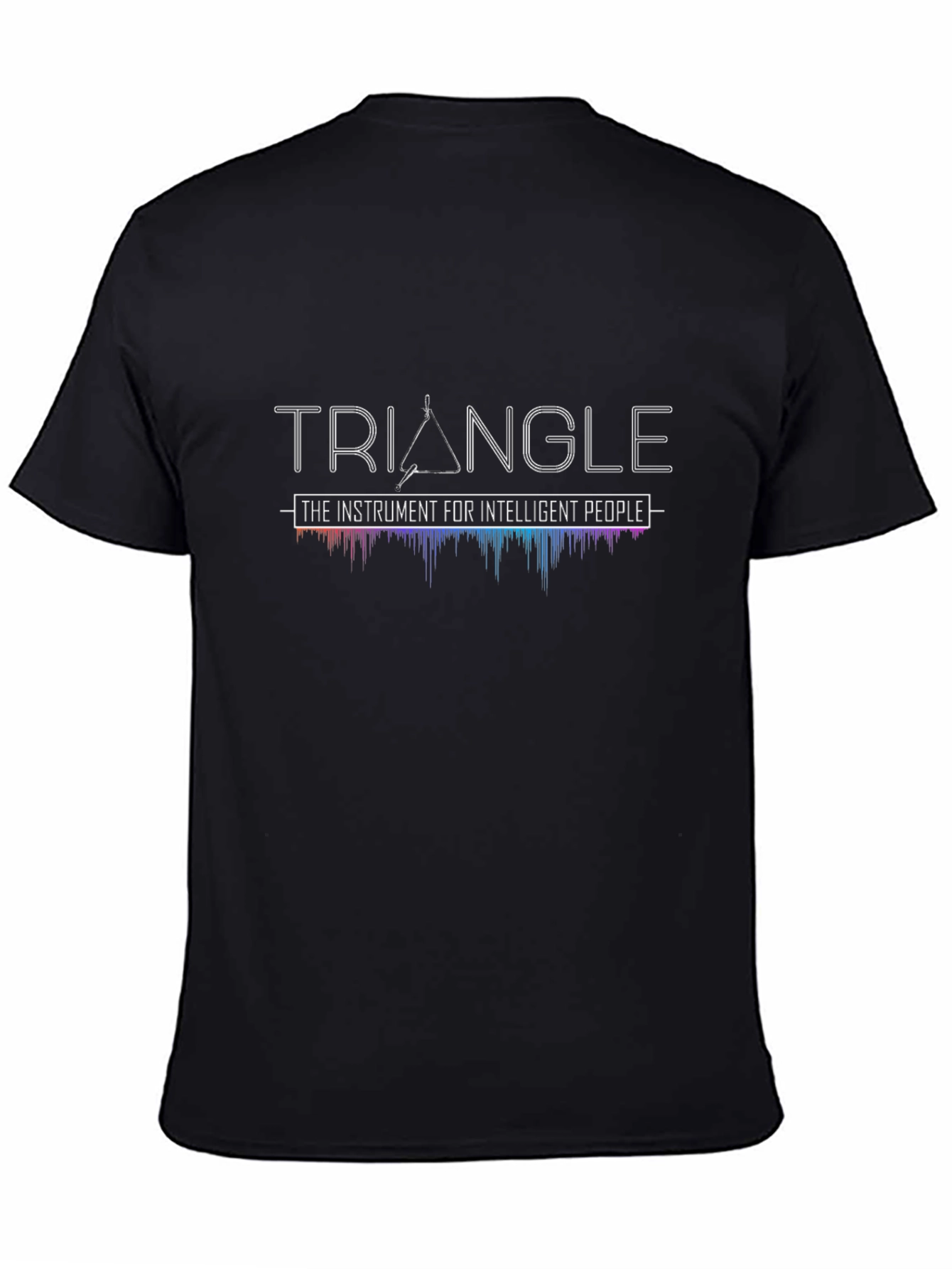Triangle Instrument Graphic Tee - Intelligent Music Lover Shirt