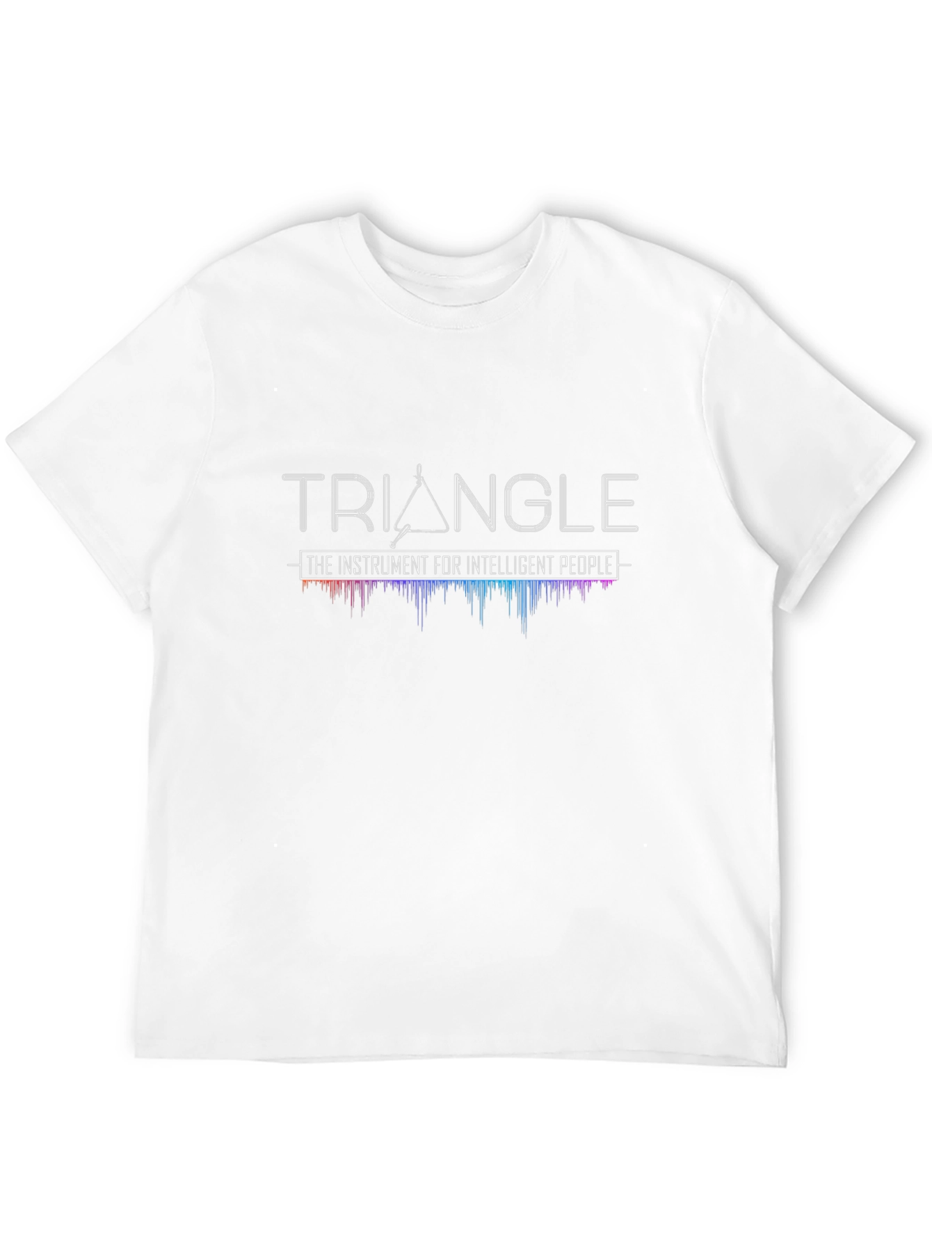 Triangle Instrument Graphic Tee - Intelligent Music Lover Shirt