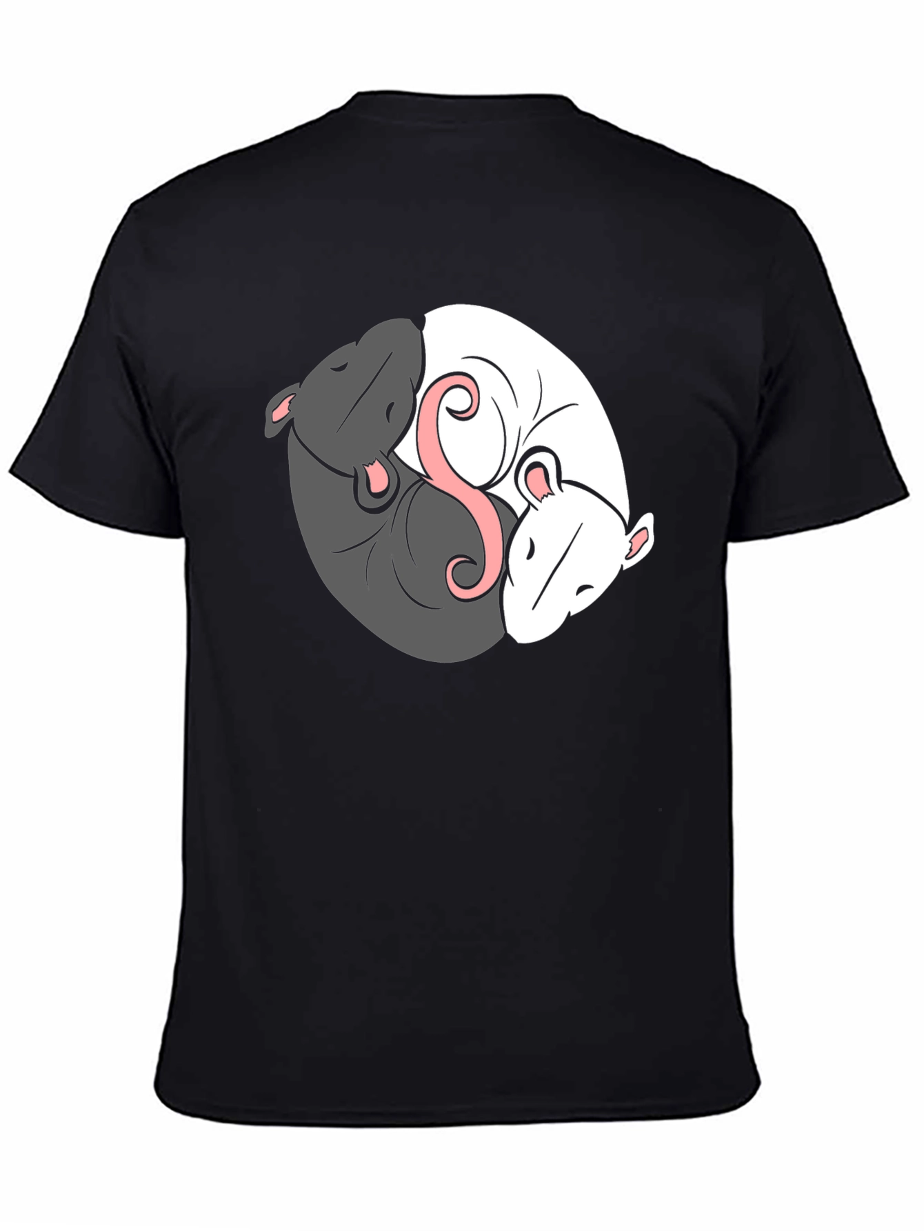 Yin Yang Rat T-Shirt - Balance & Harmony