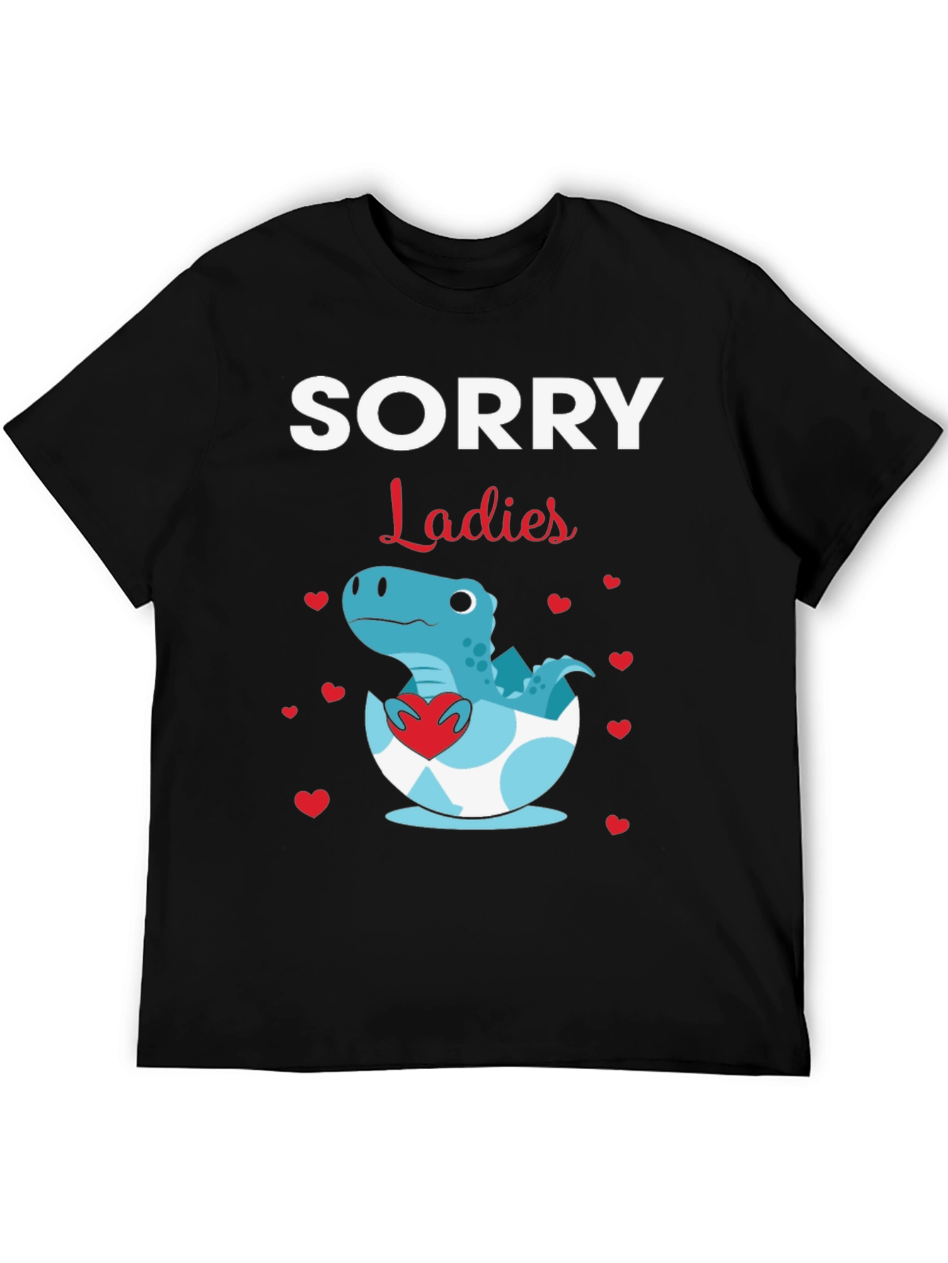 Sorry Ladies Dinosaur T-Shirt