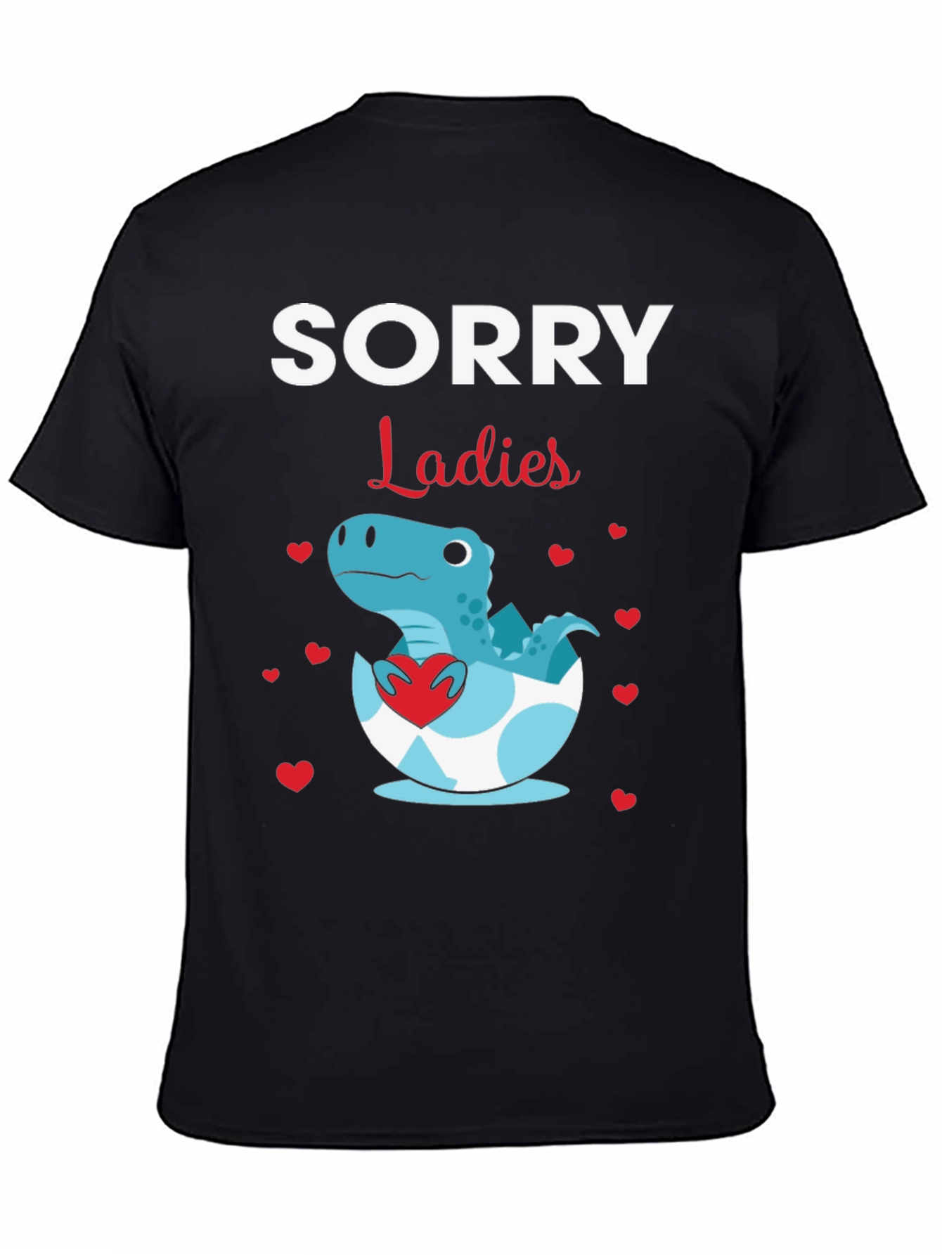 Sorry Ladies Dinosaur T-Shirt