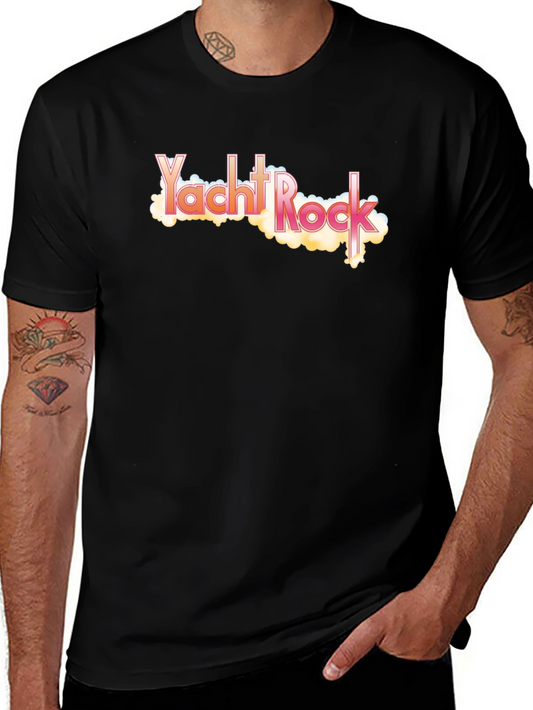 Yacht Rock Black T-Shirt - Retro Music Tee