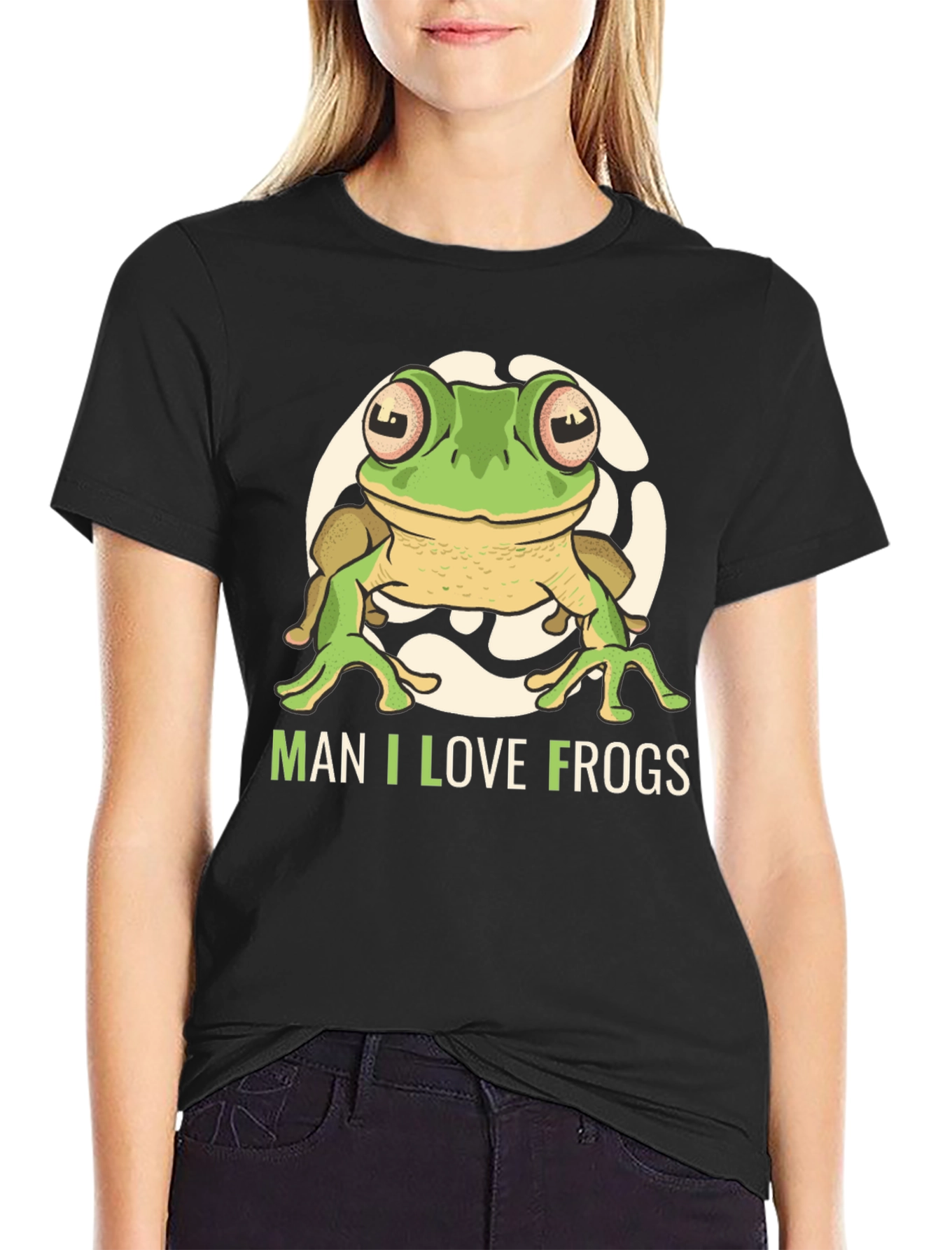 Man I Love Frogs Graphic T-Shirt