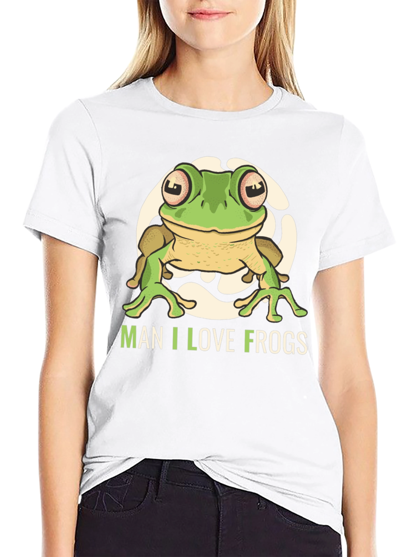 Man I Love Frogs Graphic T-Shirt