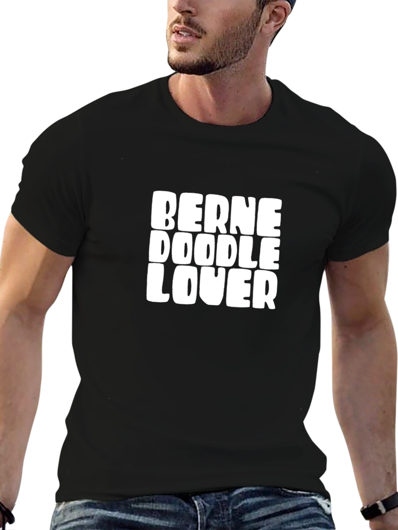 Berne Doodle Lover Black T-Shirt