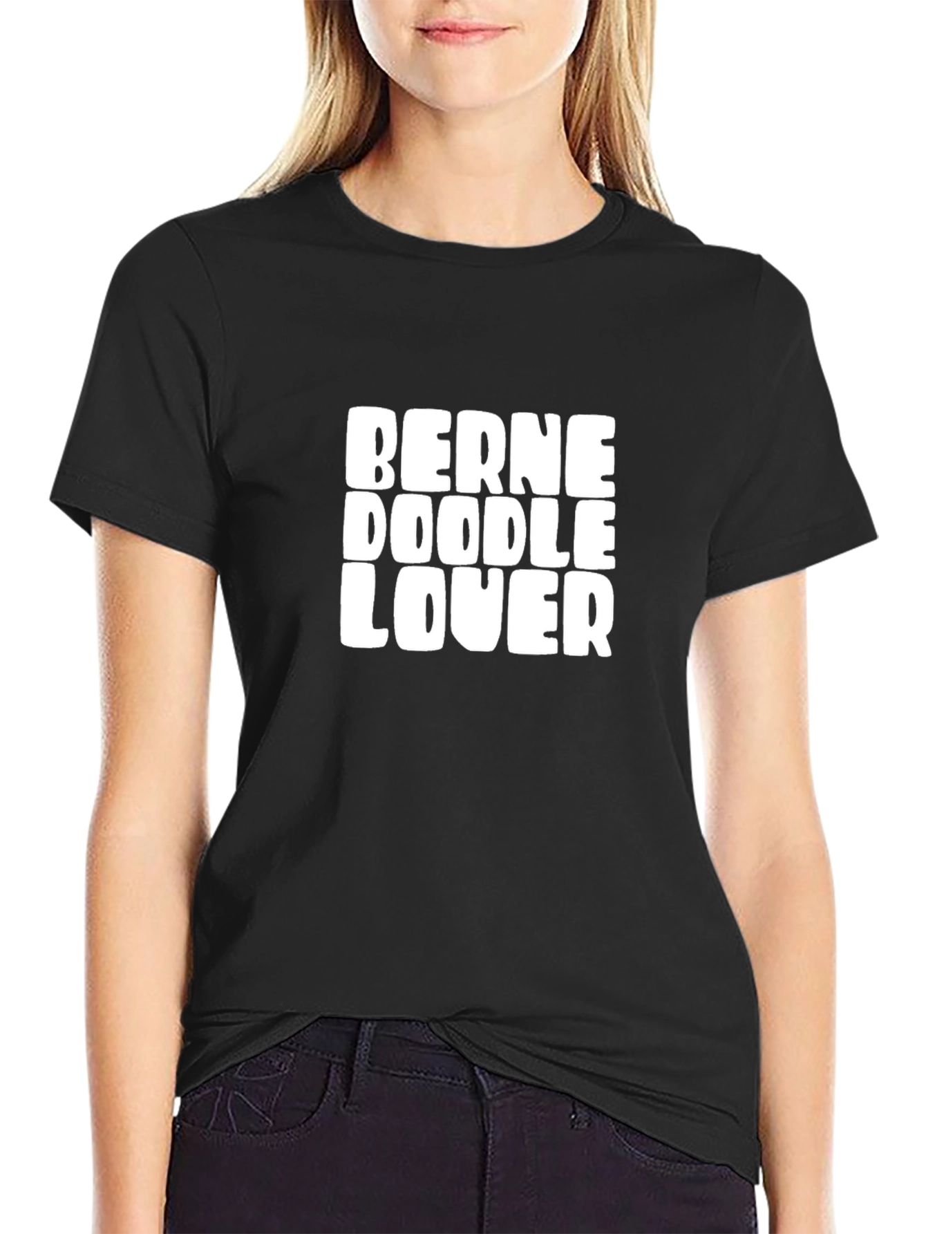 Berne Doodle Lover Black T-Shirt