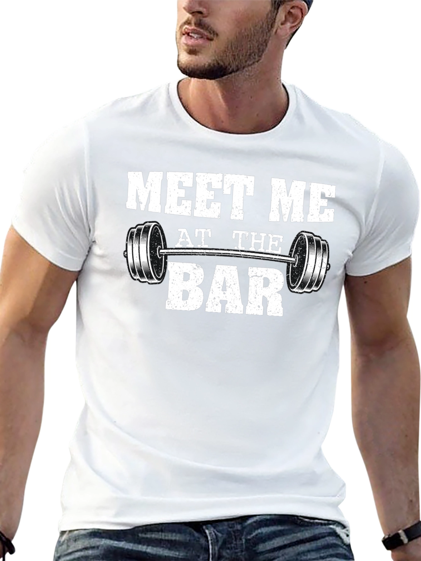 Meet Me At The Bar T-Shirt Gym Workout