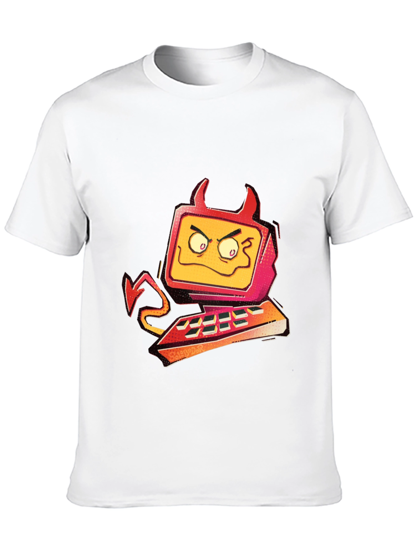 Devil Computer Graphic T-Shirt