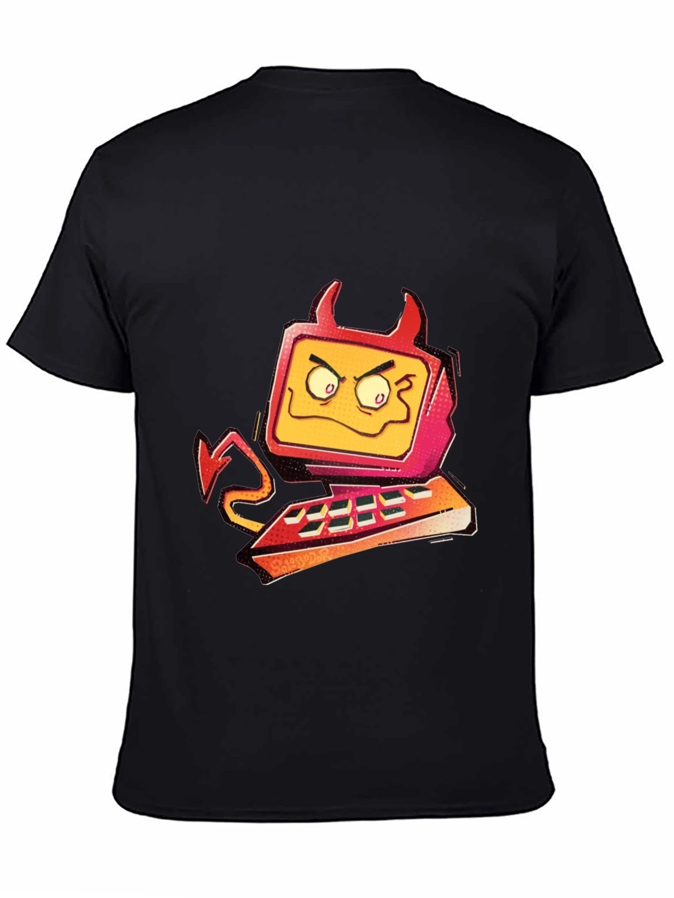 Devil Computer Graphic T-Shirt