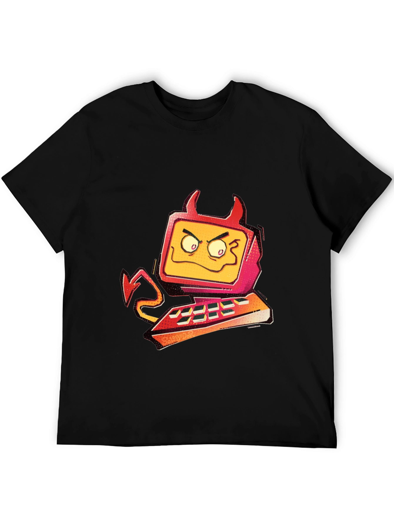 Devil Computer Graphic T-Shirt