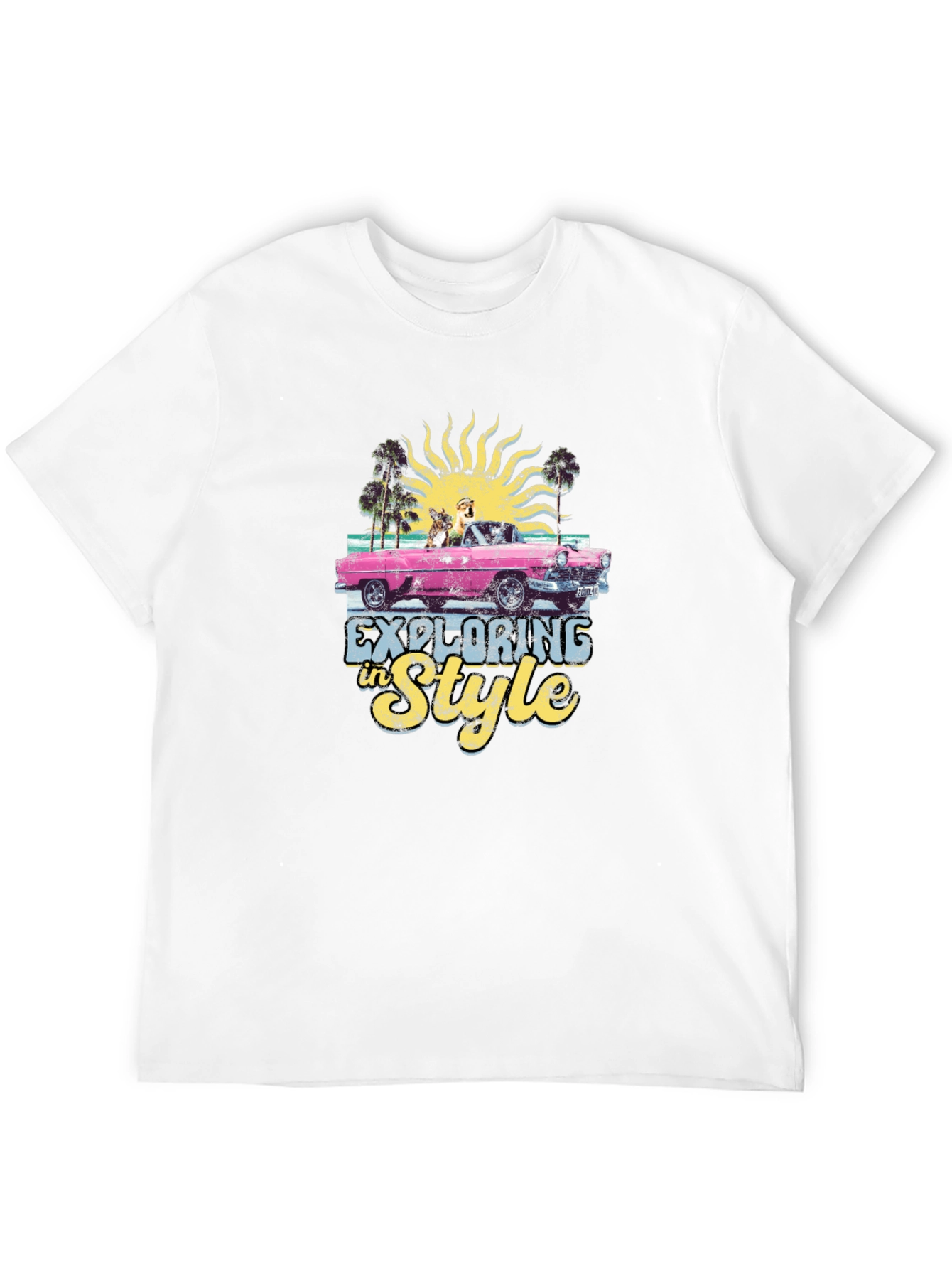 Exploring in Style Black Graphic Tee