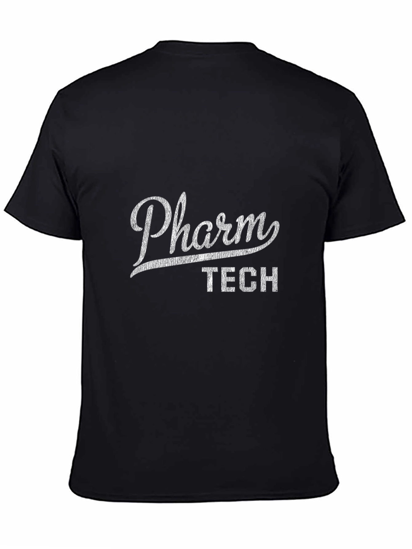 Pharm Tech T-Shirt - Black Casual Graphic Tee