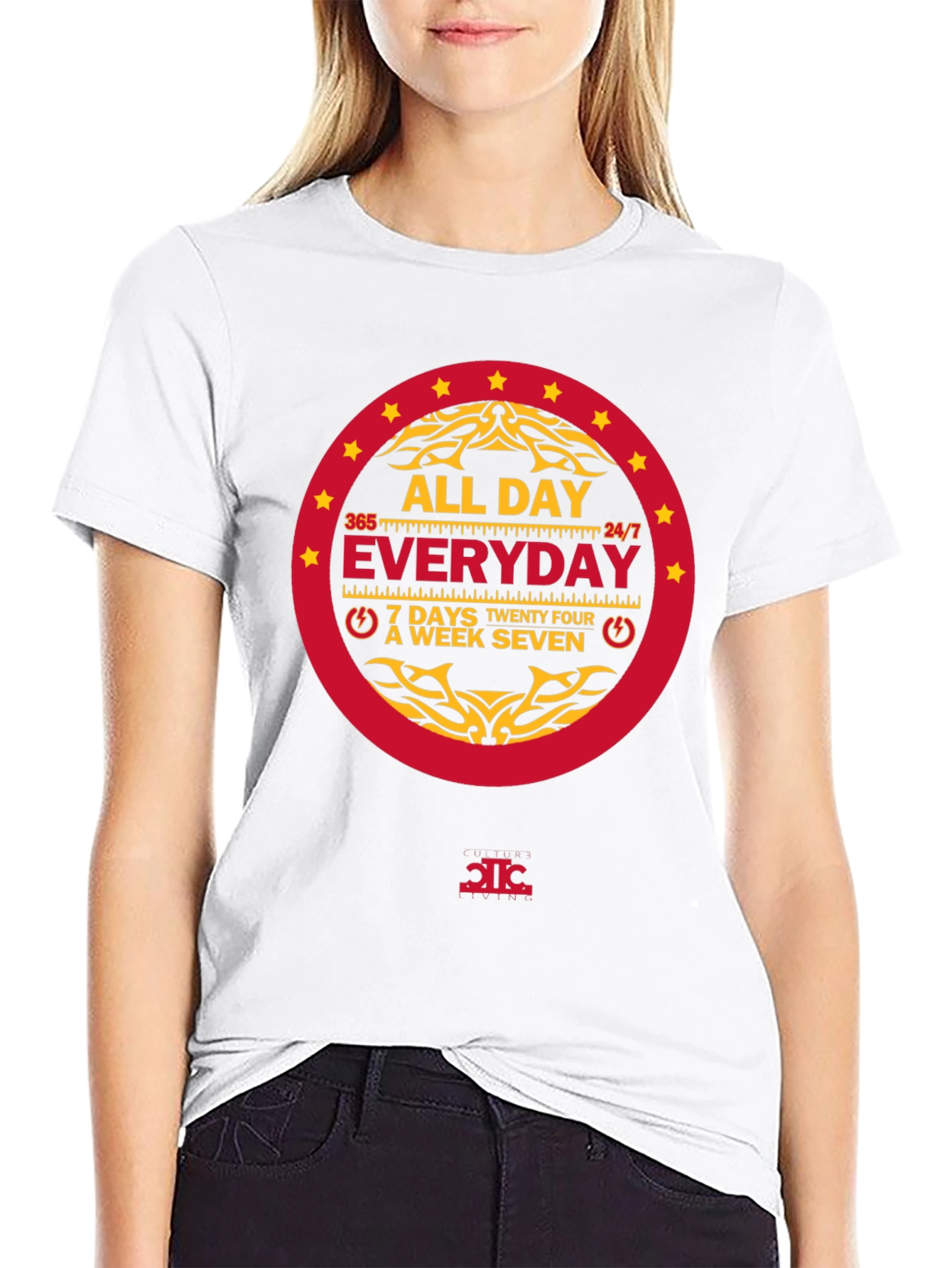 All Day Everyday Black T-Shirt